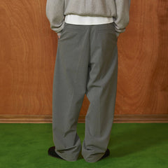 PMW Classic Pleated Fluid Wide-Leg Trousers