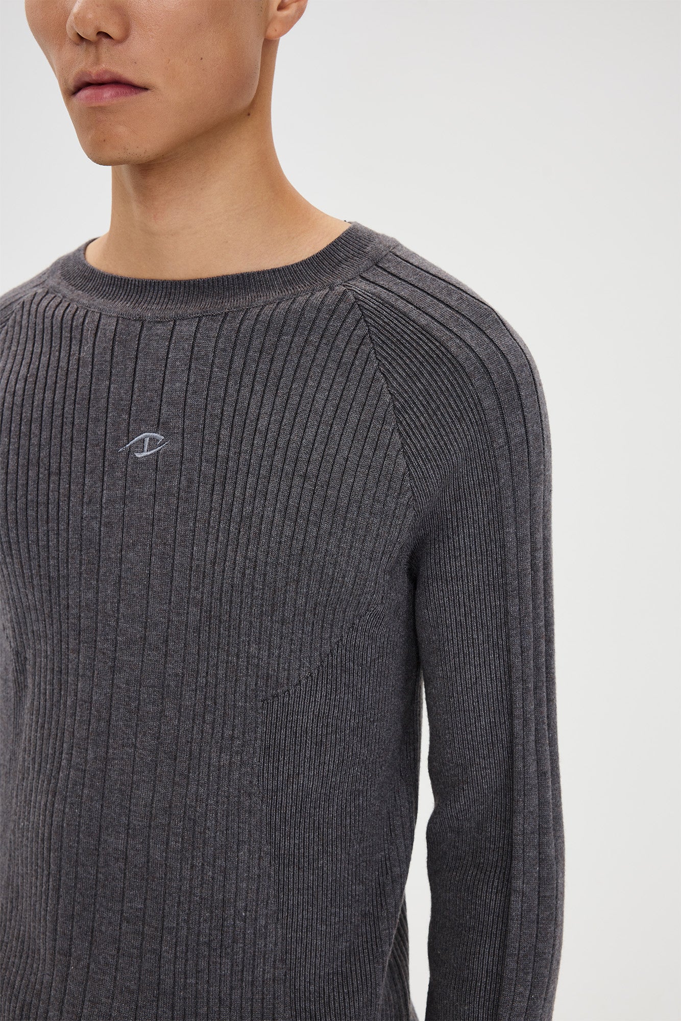 CATSSTAC Essential Slim Rib Wool-Blend Sweater