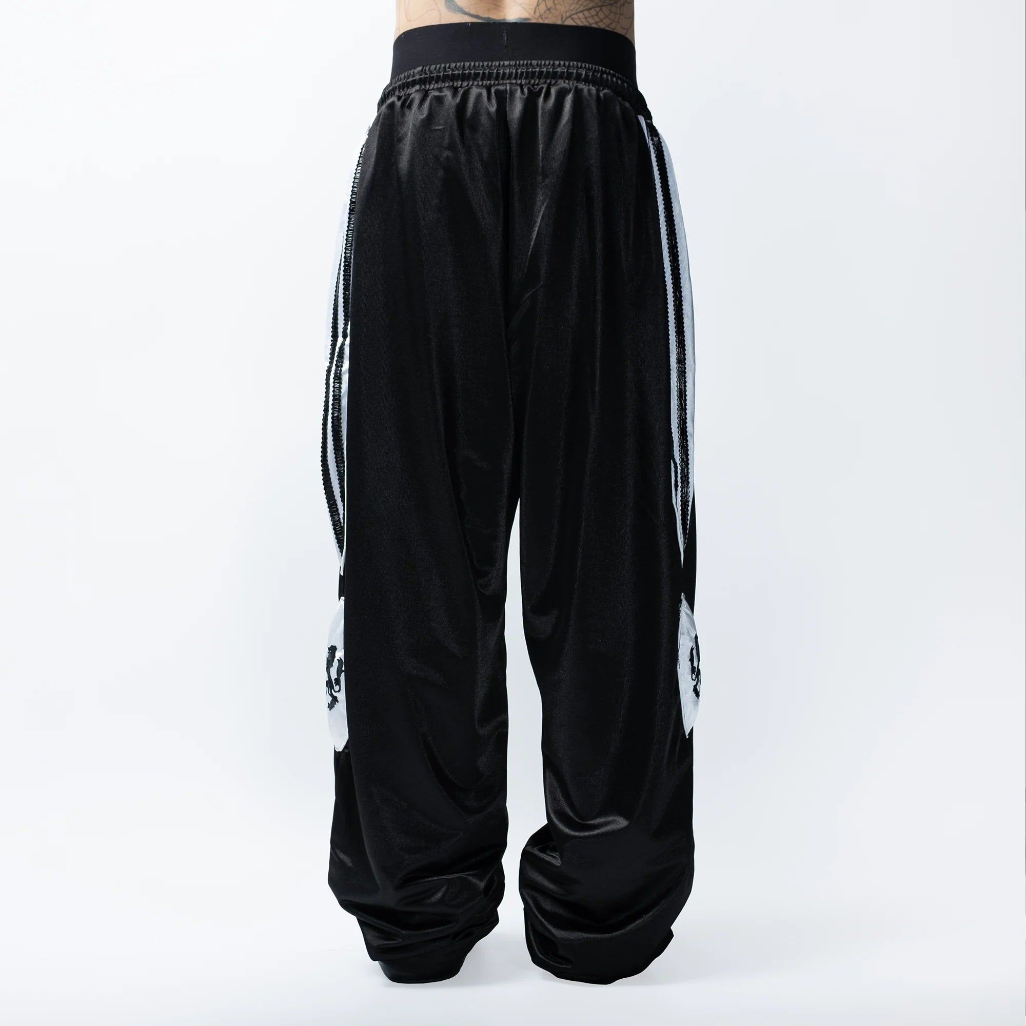 FVVO Wild Spirit Wolf Embroidered Pants
