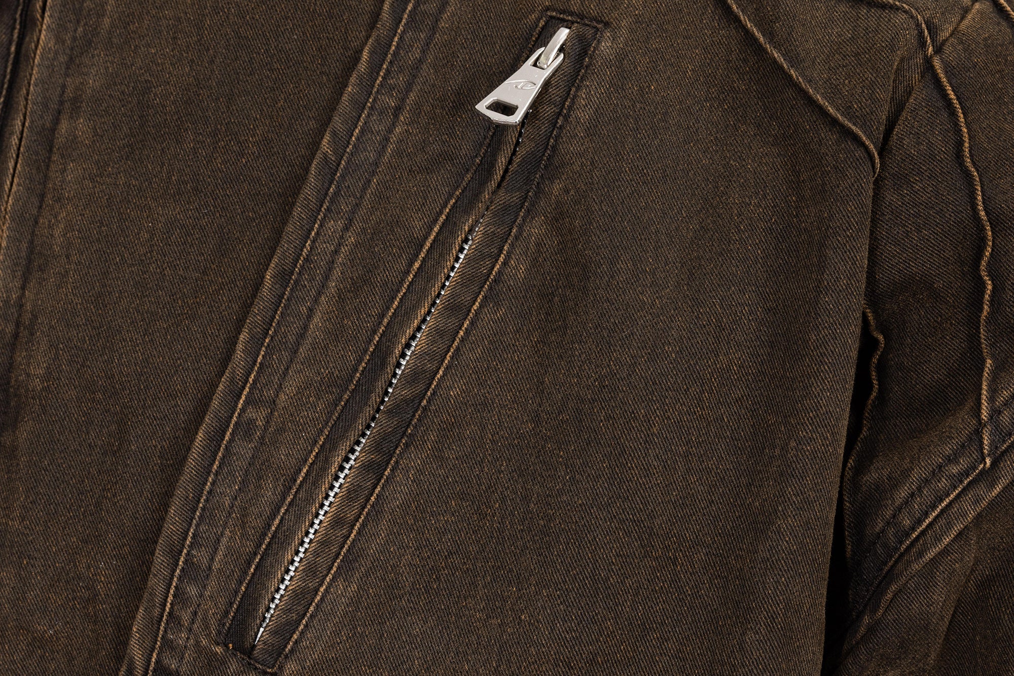 CATSSTAC Washed Paneled Multi-Pocket Utility Jacket