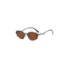 DAMAGE ASIA Cat-Eye Wireframe Sunglasses