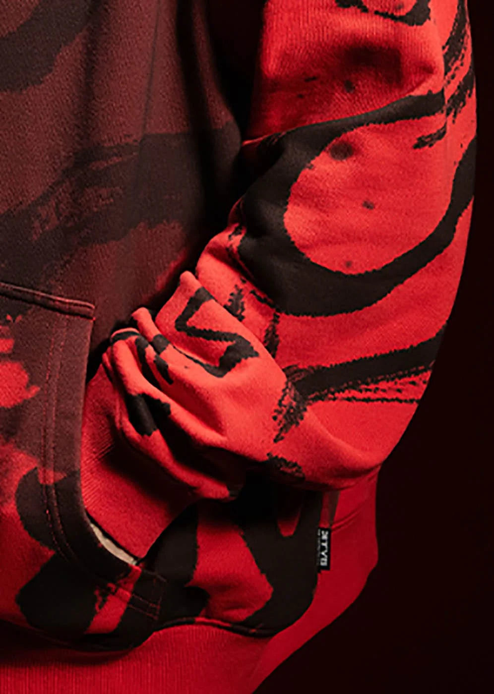 RTVG Calligraphy Full-Print Zip-Up Hoodie