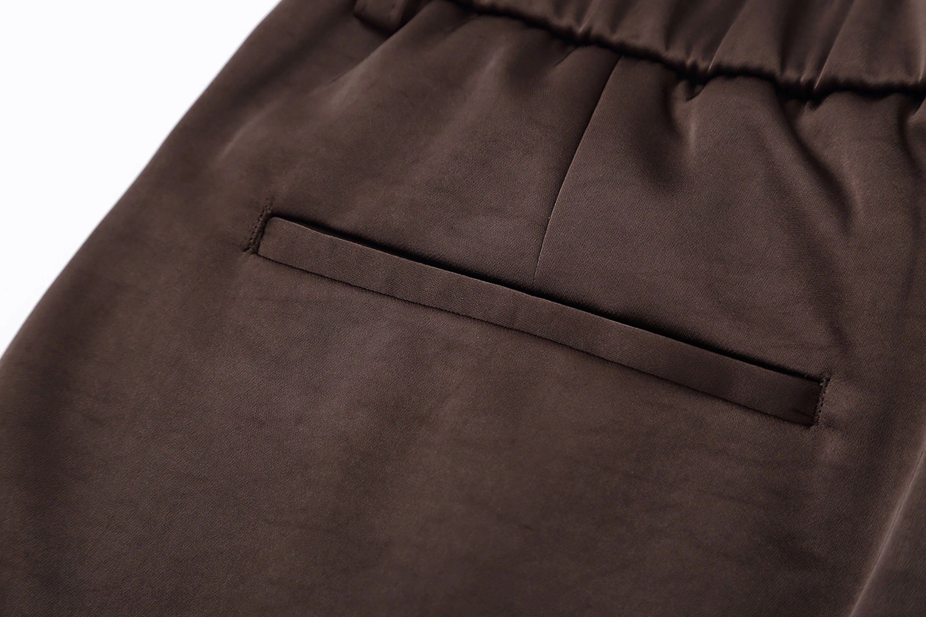 CLP Satin Straight-Leg Pants