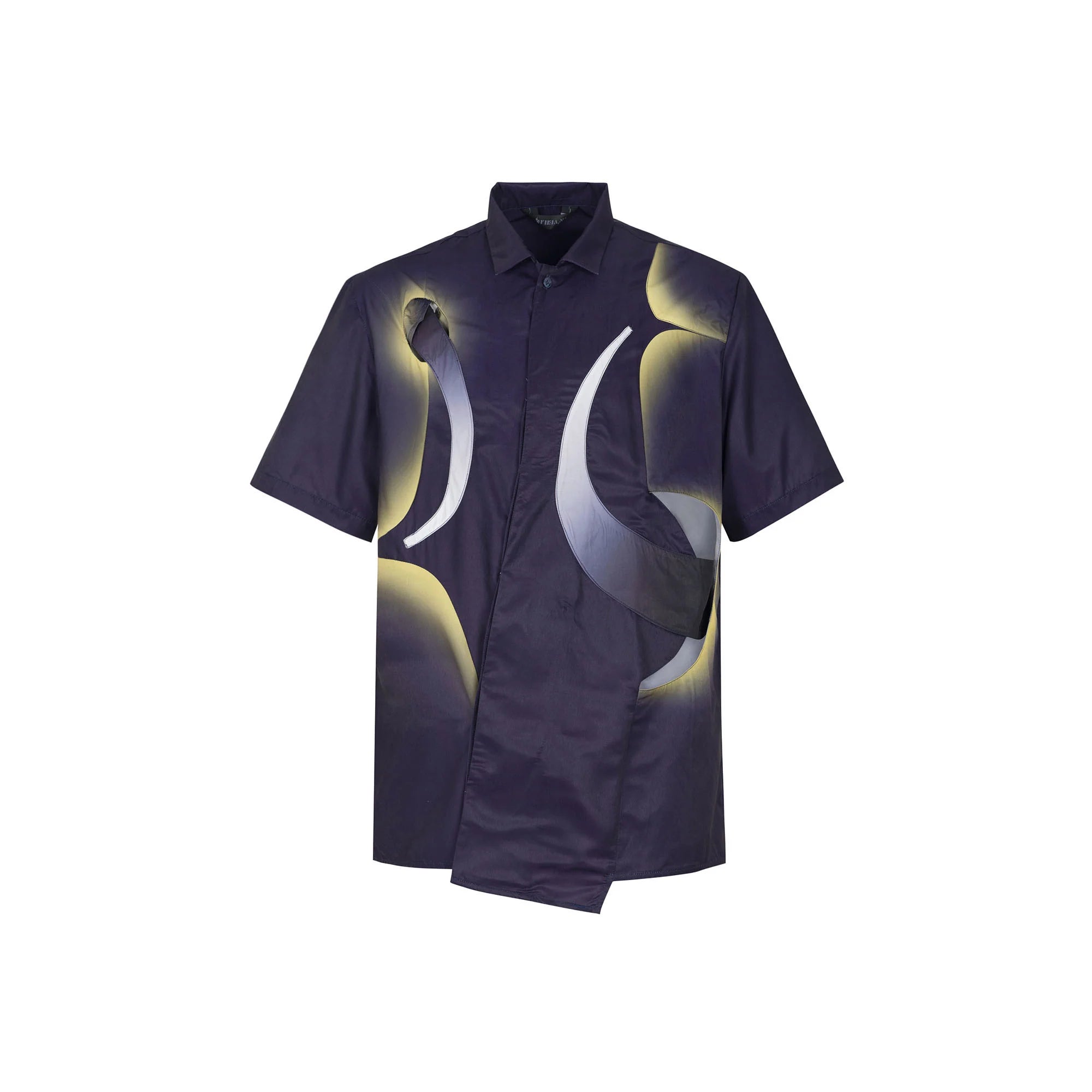 TUIMU Deconstructed Abstract Moon Star Shirt