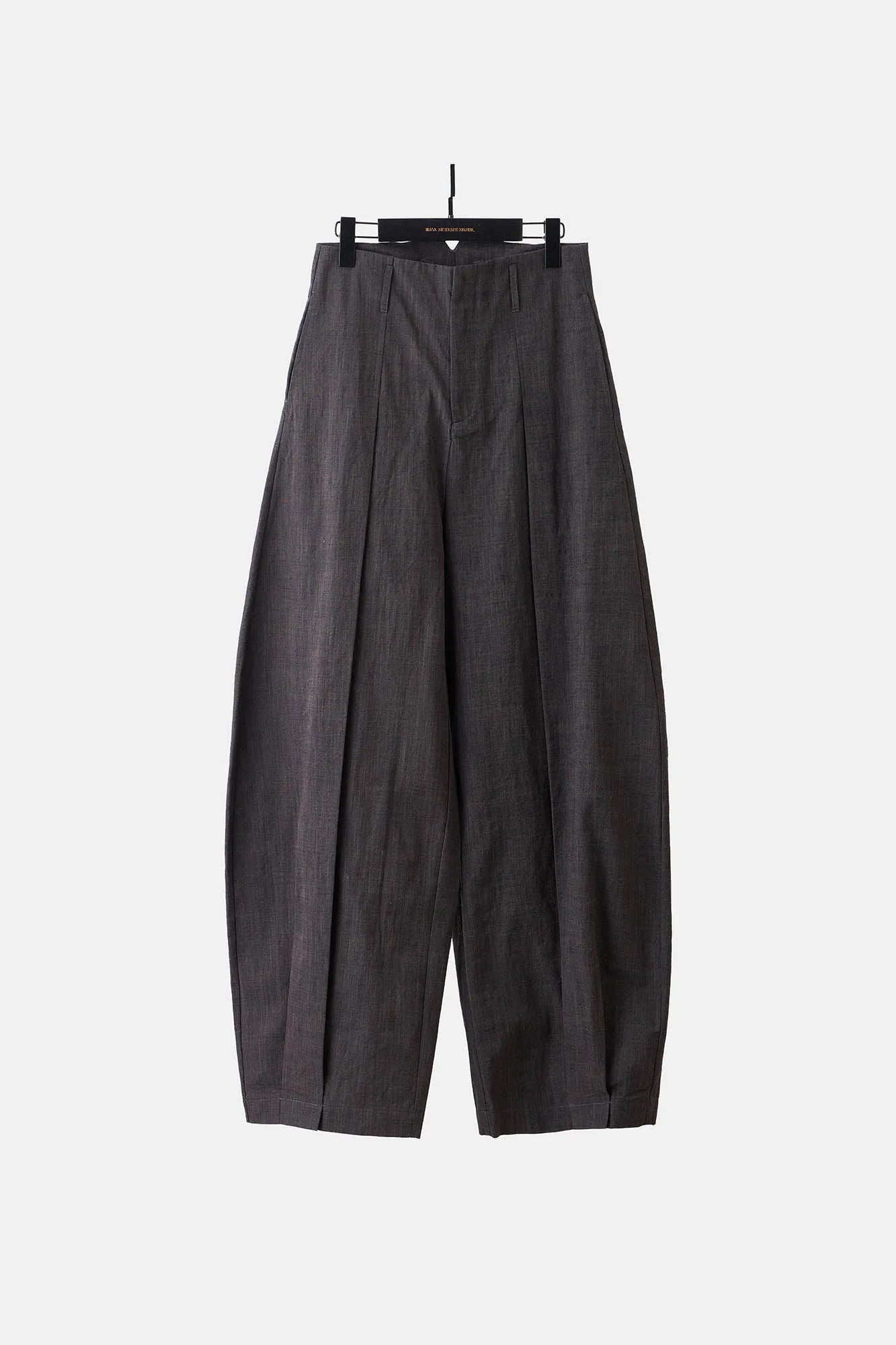 ILNya Nieternite Nifutur Pleated Curved Oversized Pants