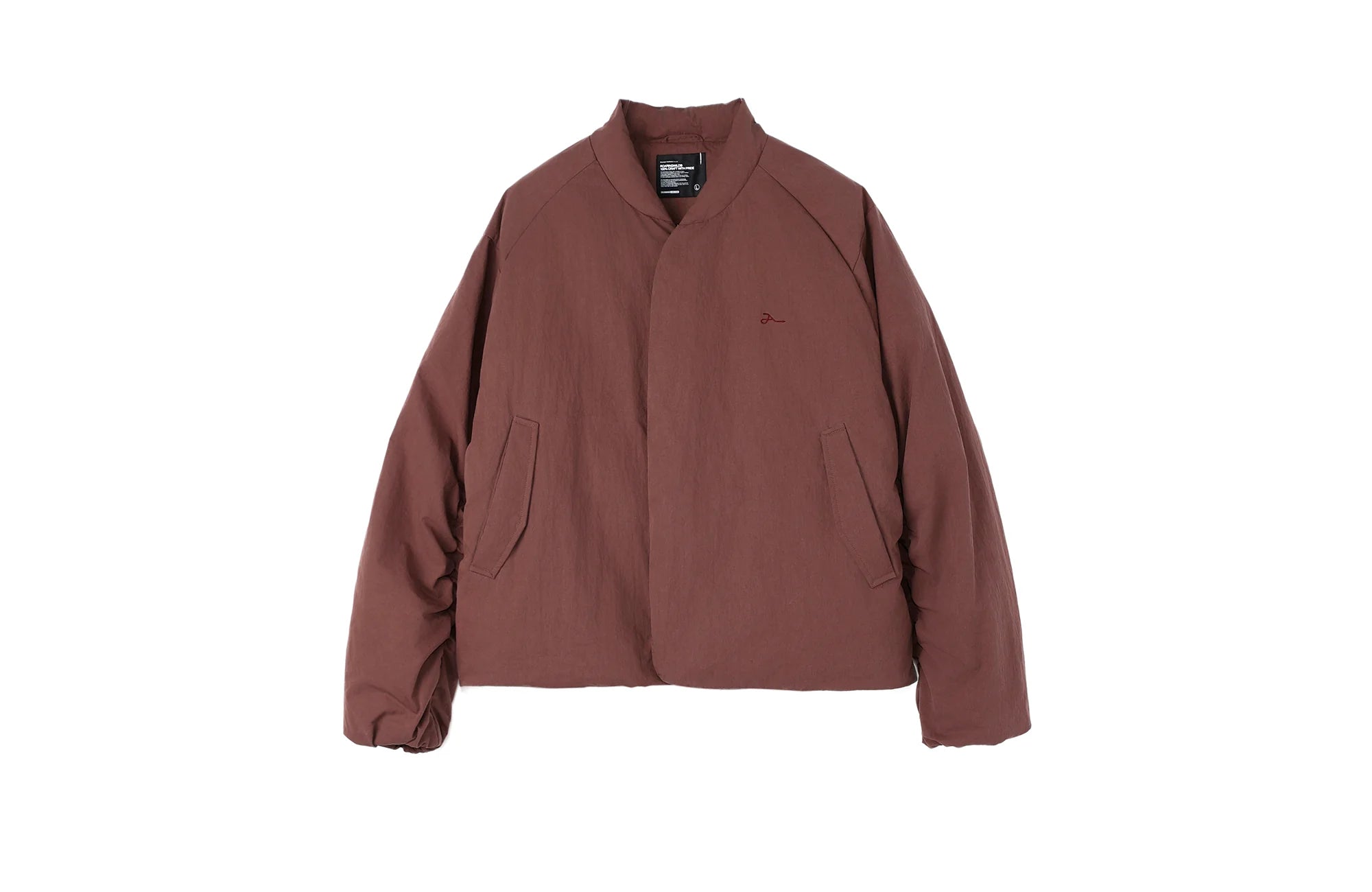 ROARINGWILD A ARCH Minimal Hidden Snap Puffer Jacket
