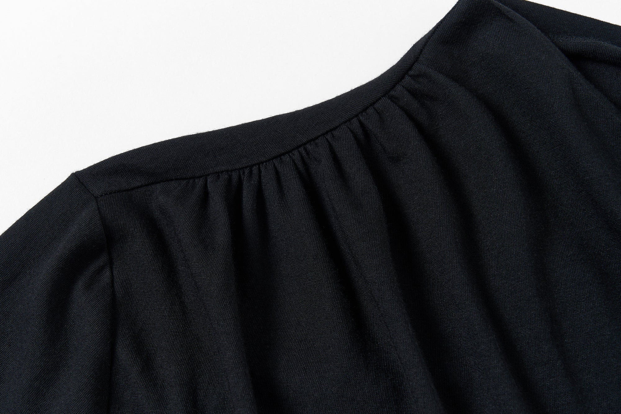 SAVAGEGROWTHWORLD Asymmetrical Drape Long-Sleeve Tee