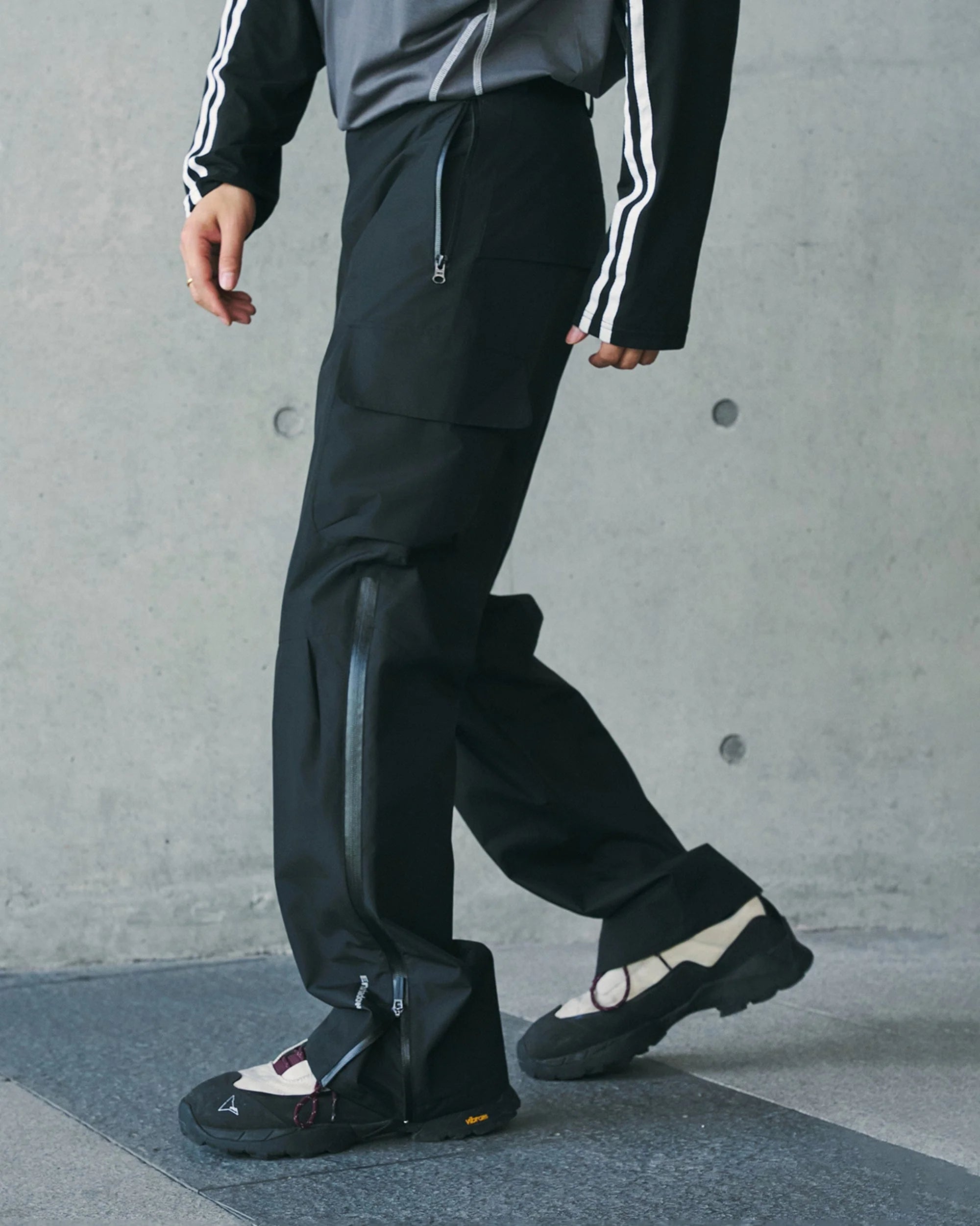 ENSHADOWER Waterproof Pleated Spliced Multi-pocket Pants