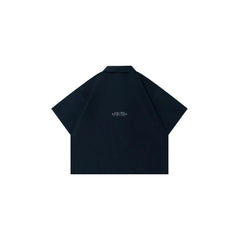 OVDY Retro Spliced Plaid Polo T-Shirt