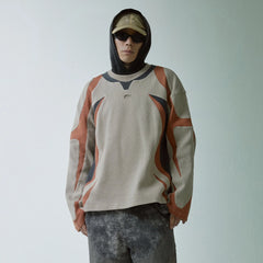 F2CE Modern Deconstructed Waffle Sweatshirt