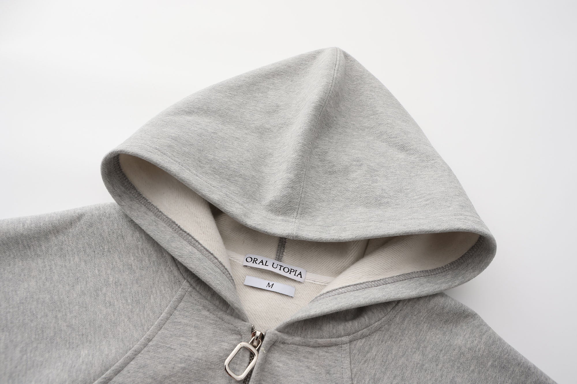 ORAL UTOPIA Fleece-Lined Raglan Hooded Jacket