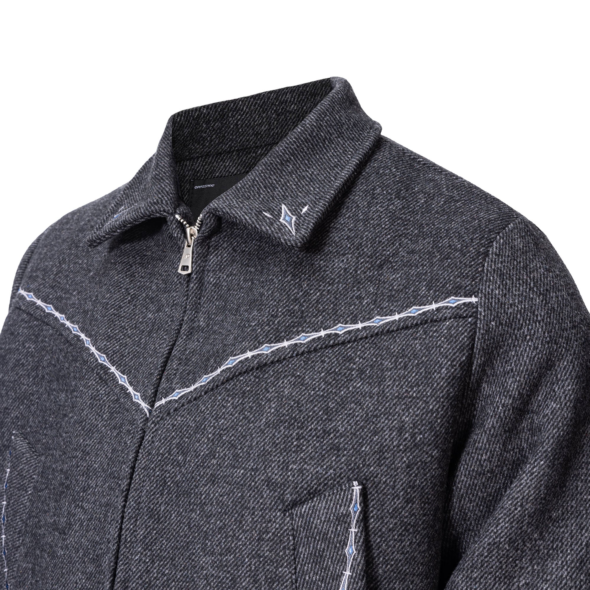 CATSSTAC Contrast-Stitched Wool-Blend Jacket