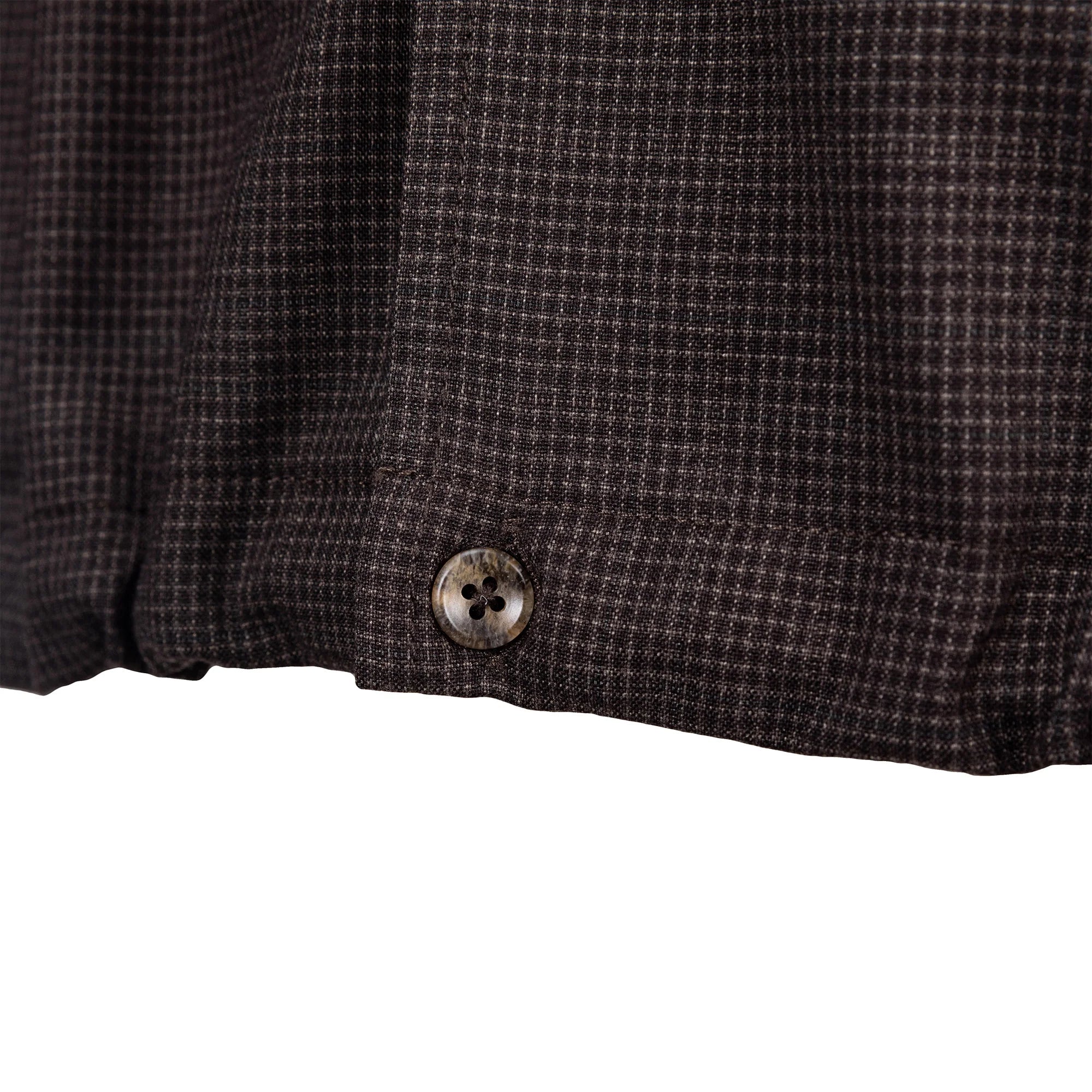 CATSSTAC Retro Gingham Drawstring Hem Boxy Shirt