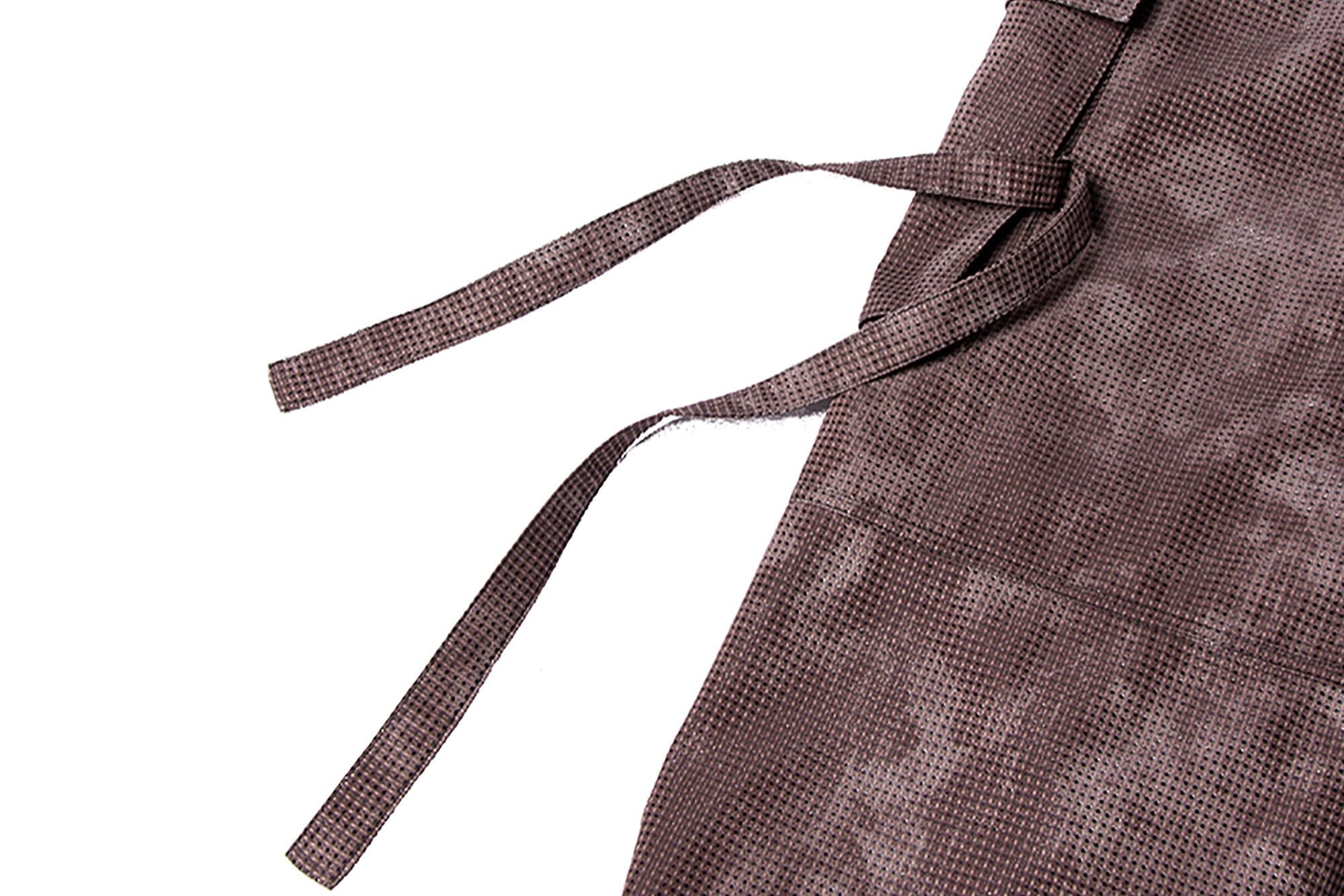 RELABEL Mini Checker Multi-Pocket Strap Pleated Cargo Pants Red