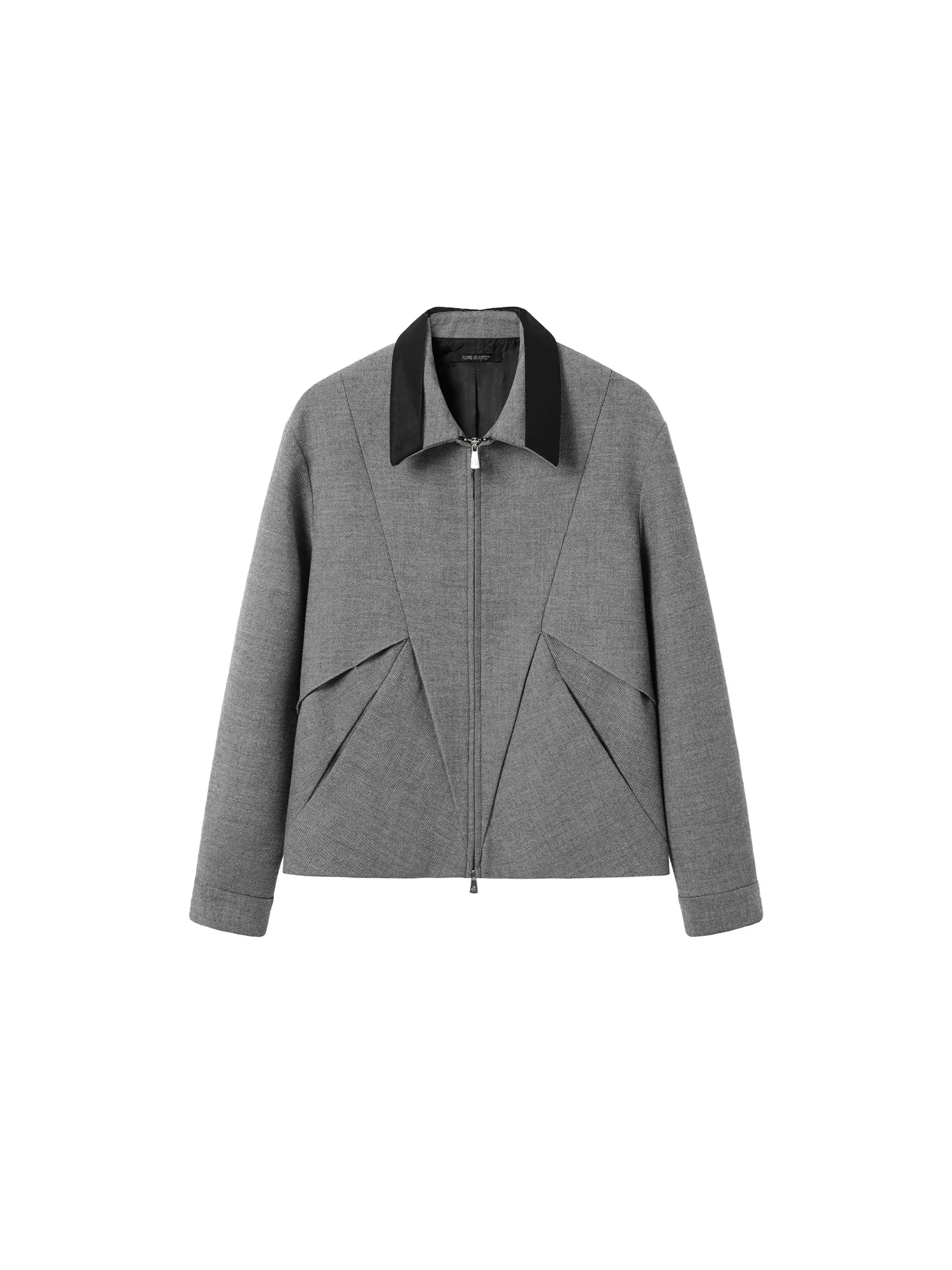 ALVNG AR ANTS Essential Contrast Collar Wool-Blend Jacket
