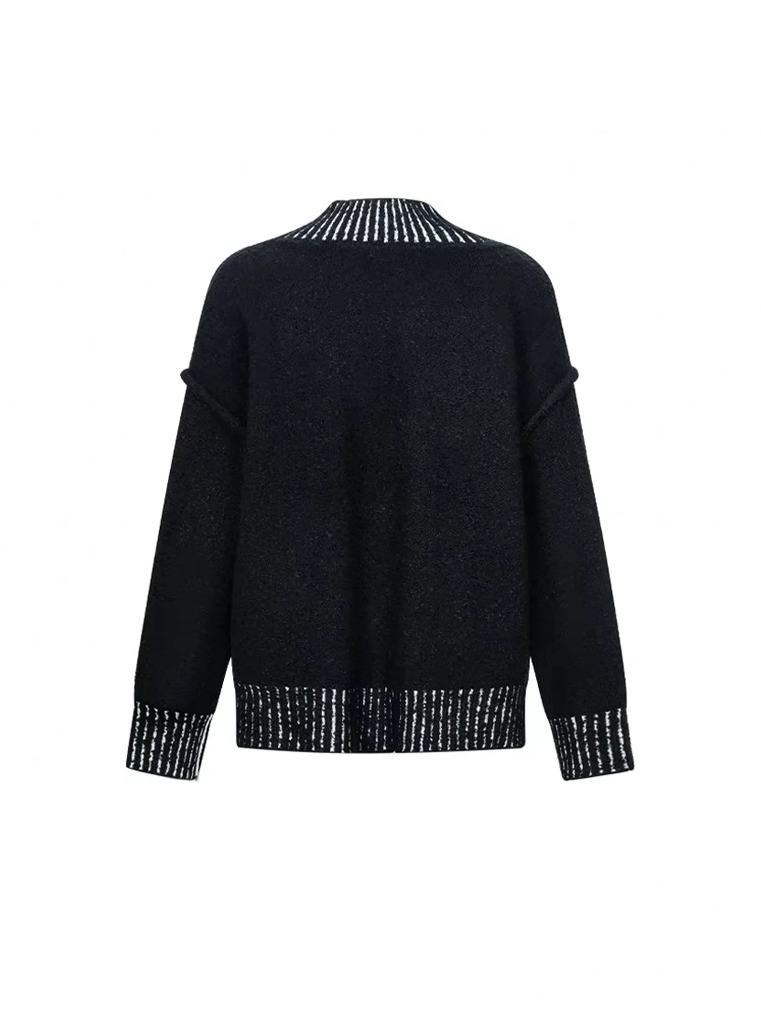 TIWILLTANG Retro Oversized V-Neck Sweater