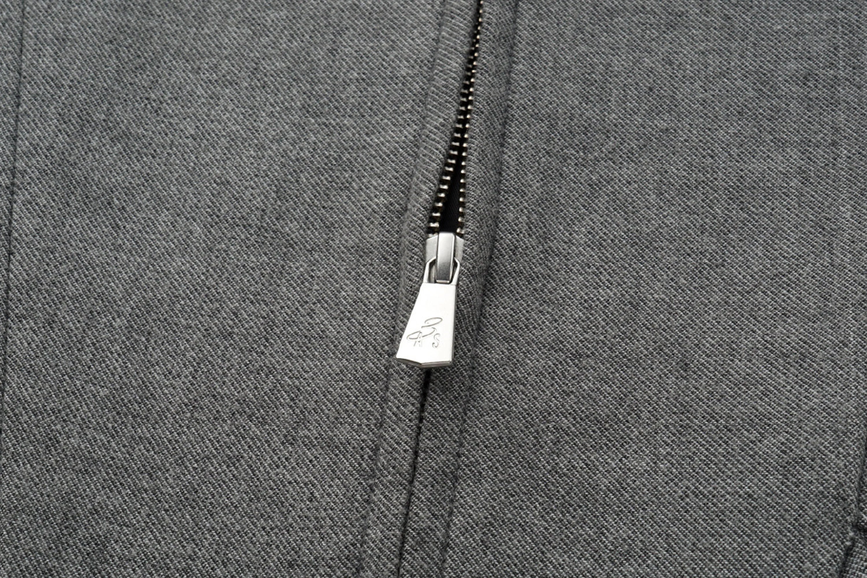 ALVNG AR ANTS Essential Contrast Collar Wool-Blend Jacket