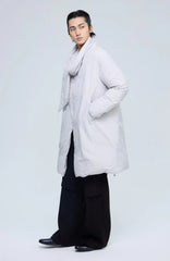 ALVNG AR ANTS Scarf-Linked Waterproof Puffer Coat