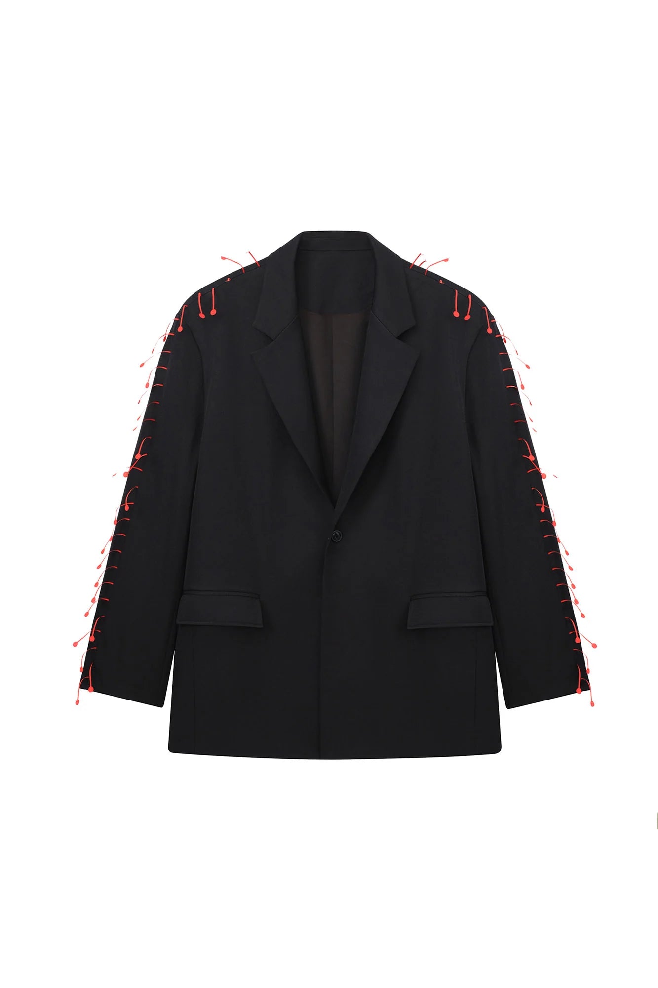 JIECHI Spiked Embellished Oversized Blazer