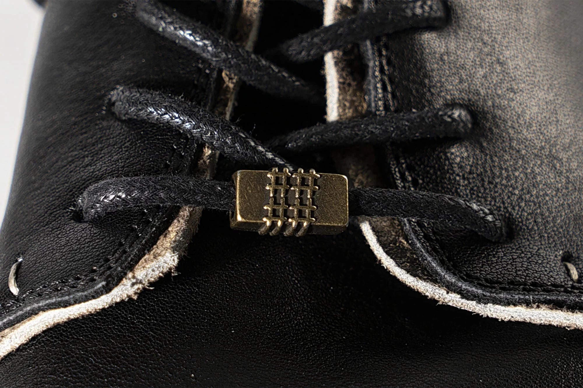 REWRITE Lace Up Square-Toe Derby Shoes
