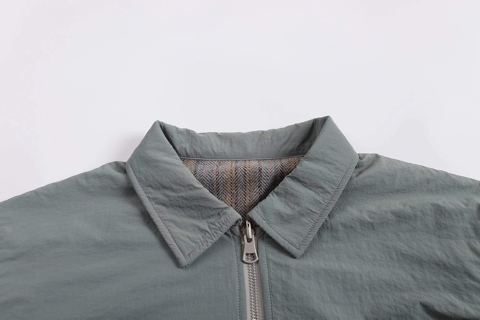 ONADAILYBASIS Reversible Utility & Herringbone Wool-Blend Jacket