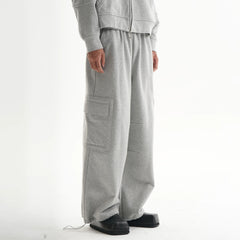ORAL UTOPIA Fleece-Lined Multi Pocket Sweatpants