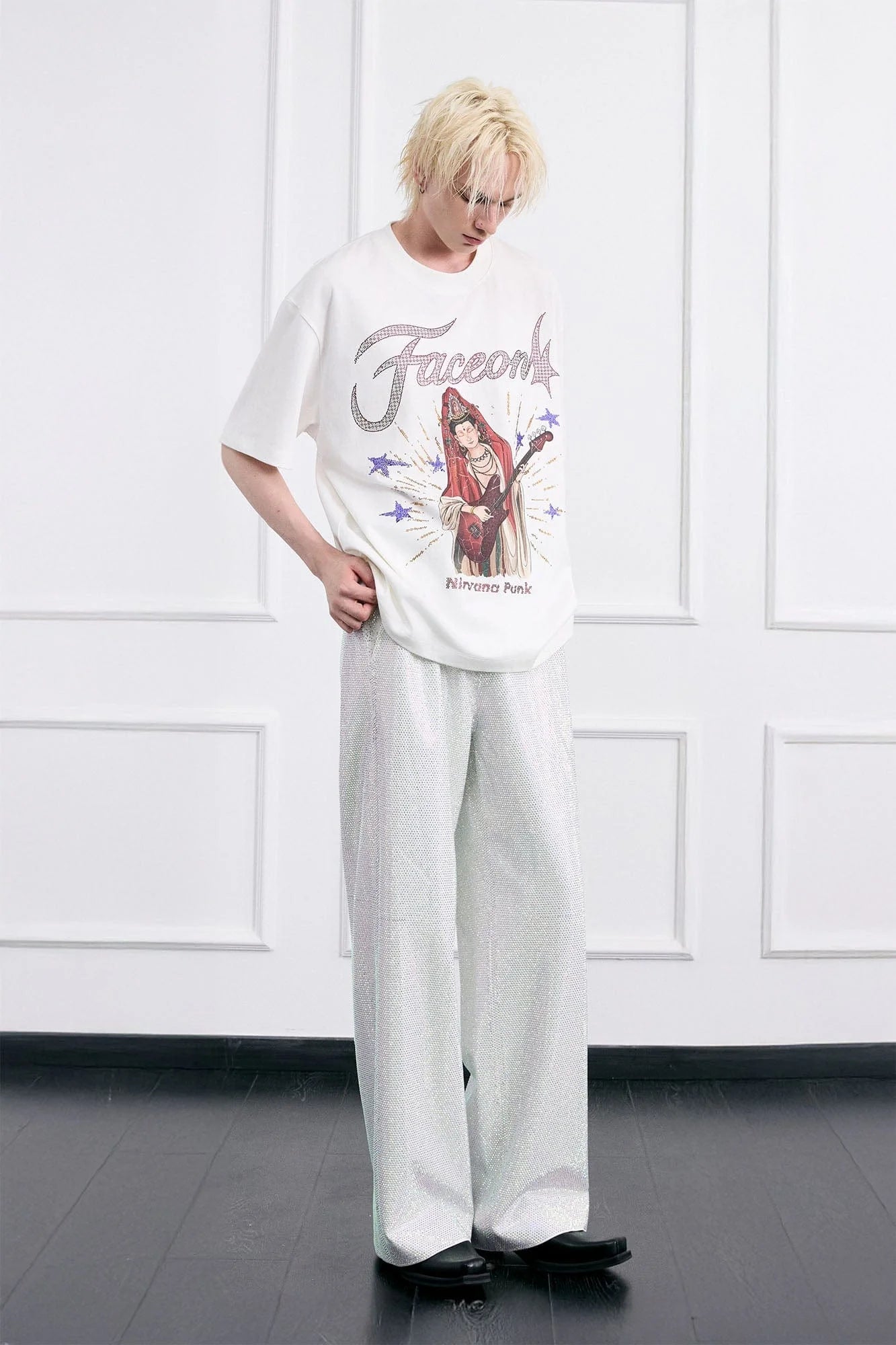 FACEONLAB Rock Bodhisattva Oversized T-Shirt