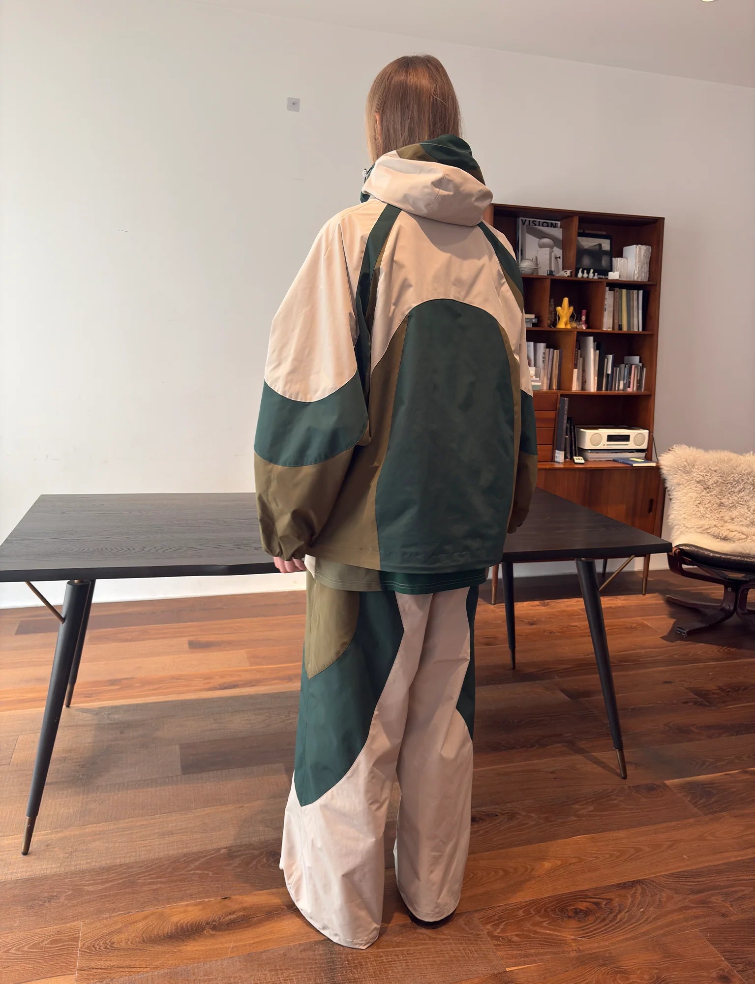 MIICHOUS Contrast Curved Panel Outdoor Pants