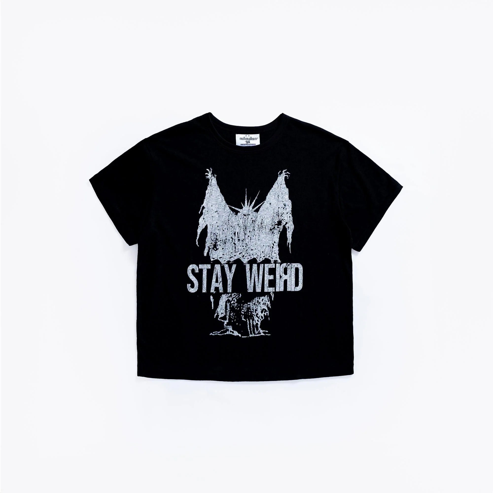 FVVO Stay Weird Graphic Punk T-Shirt