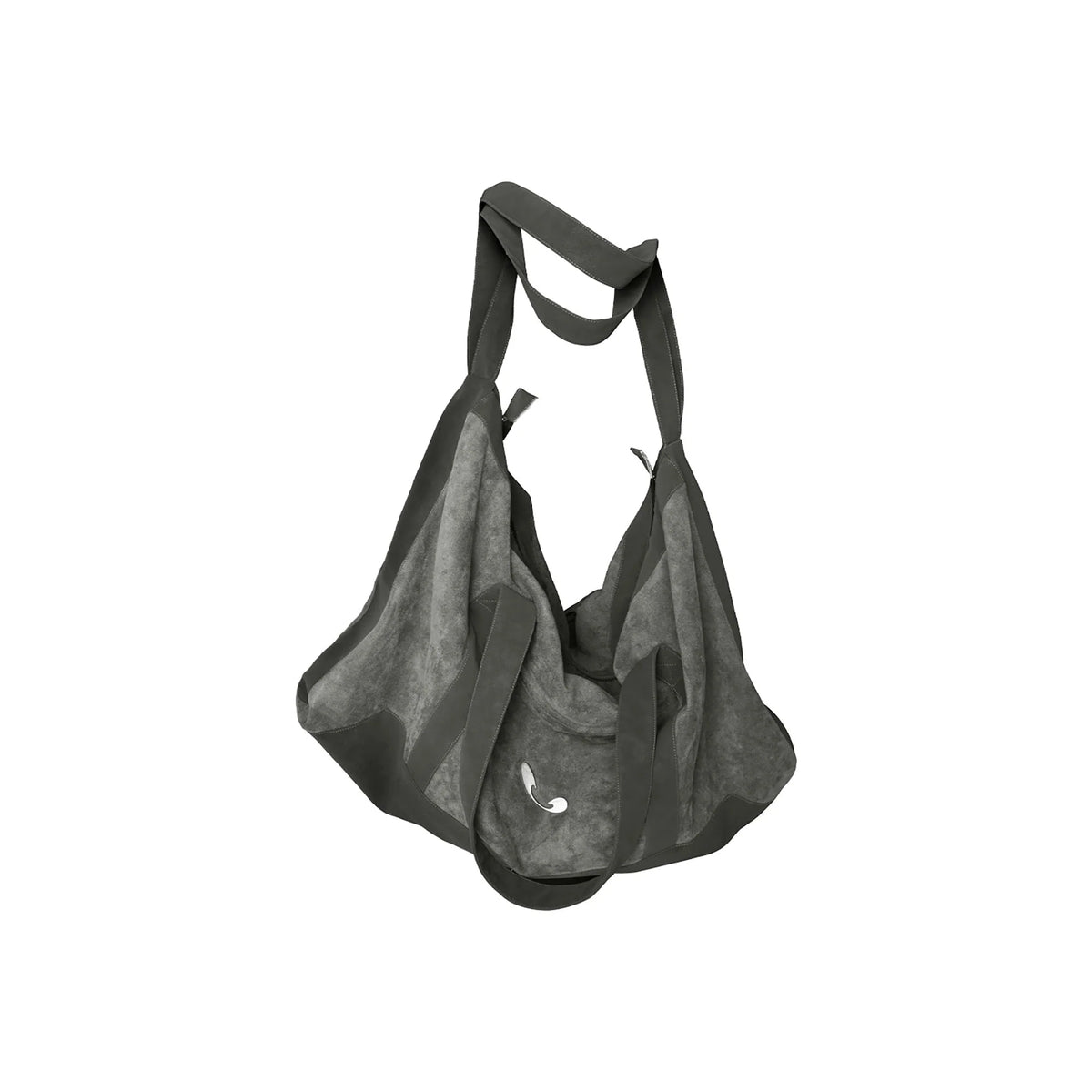 RELABEL Suede Panel Crossbody Bag