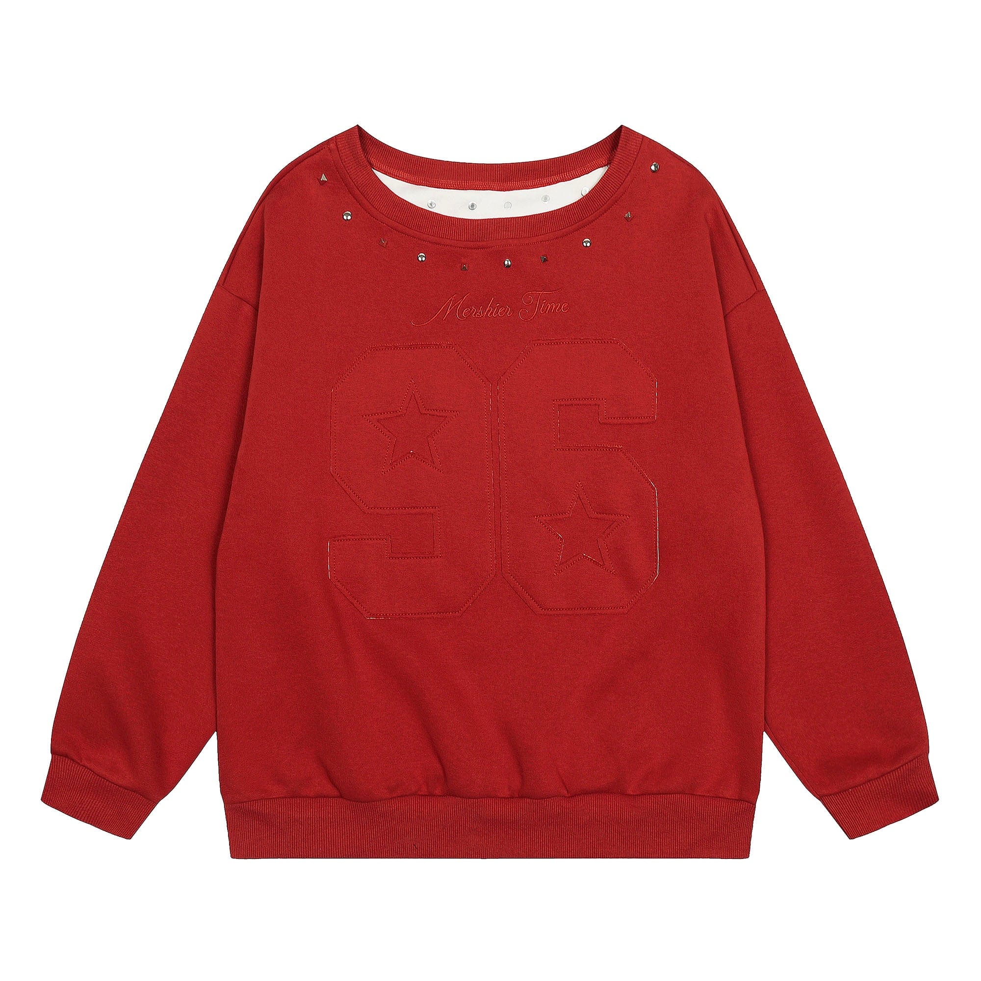 CLP No.96 Patch Studded Sweatshirt