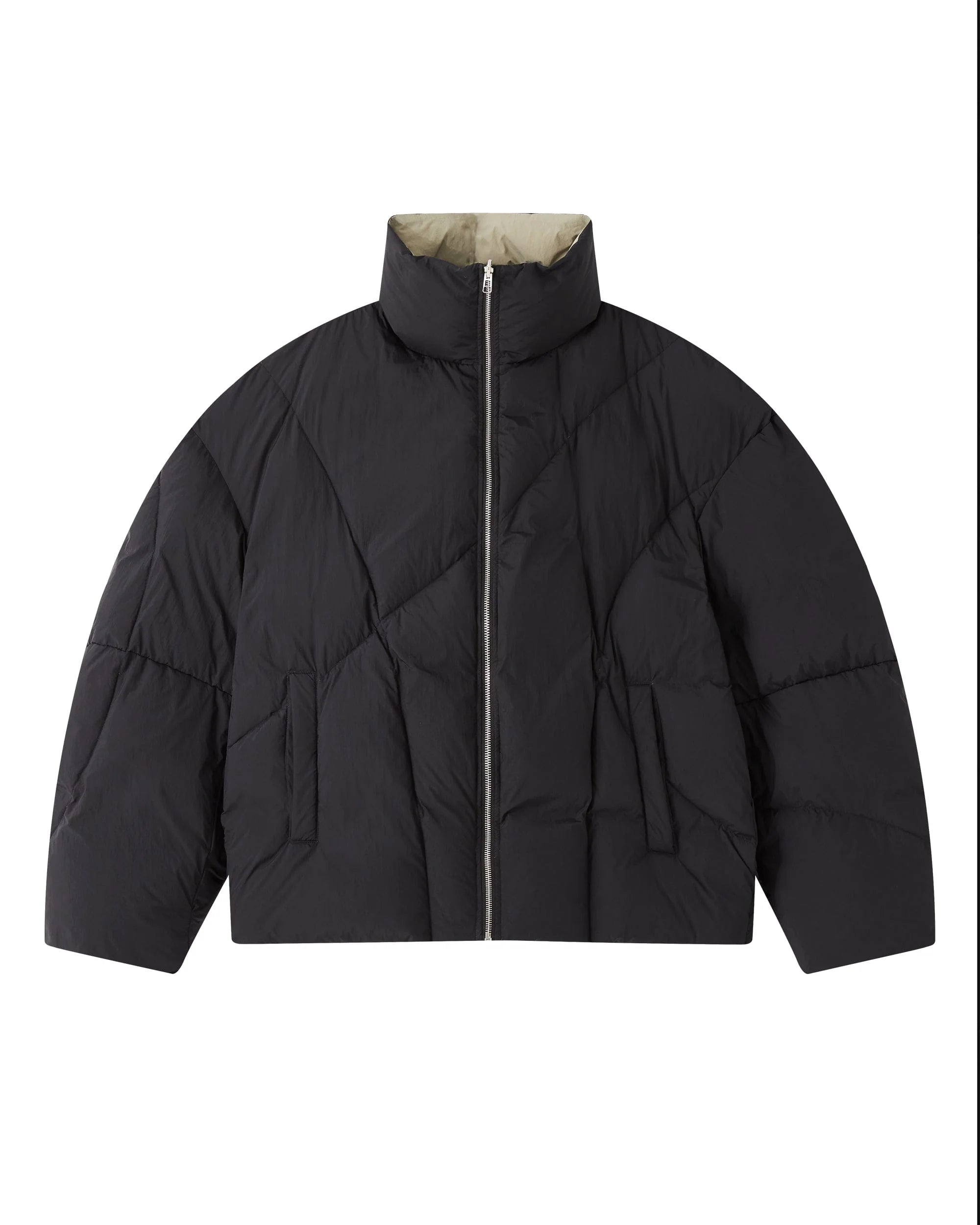 ORGANIC EMOTION Reversible Oversized Waterproof Down Jacket