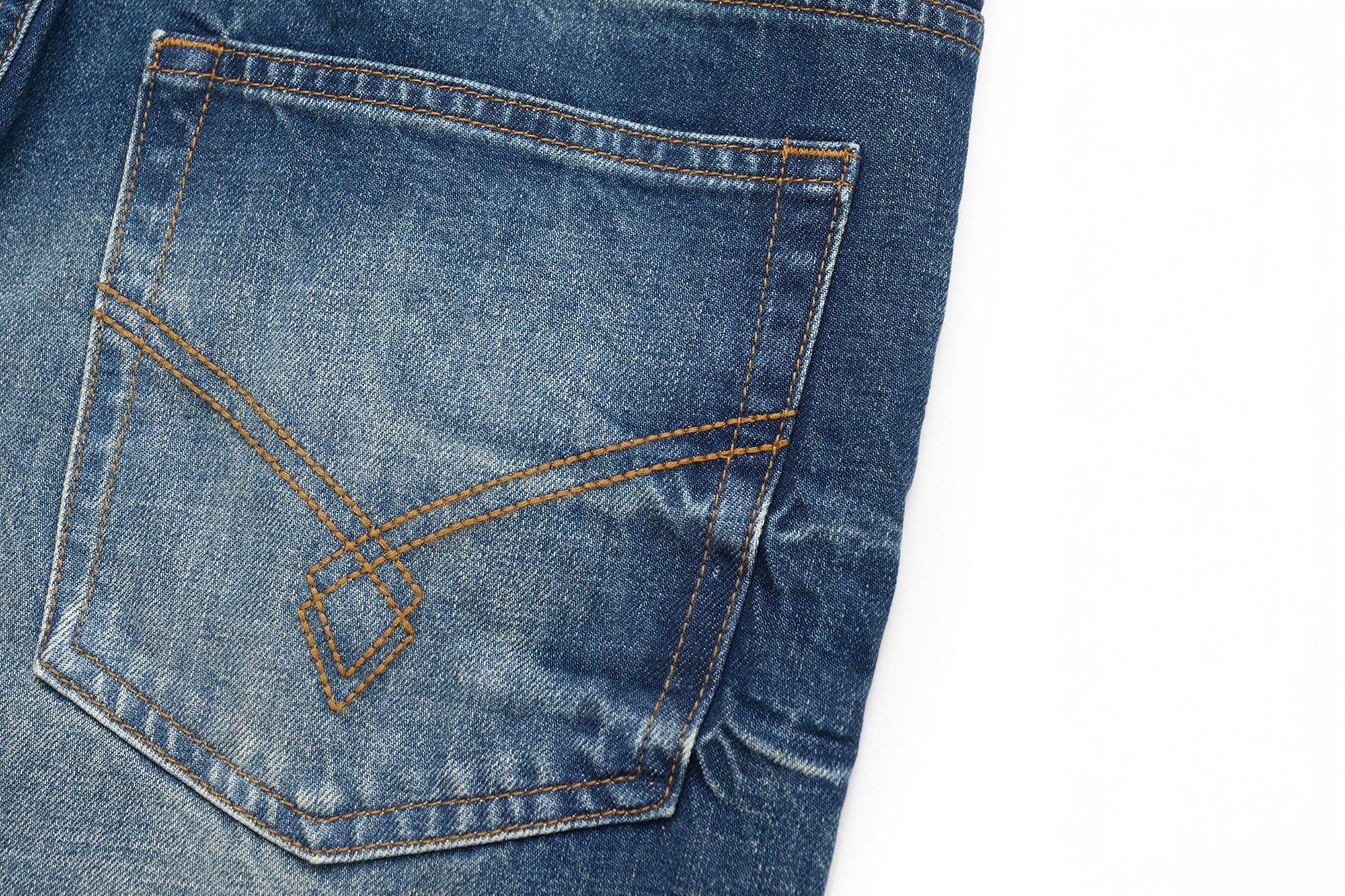 OKAYTHXBYE Wrinkled Washed Wide-Leg Jeans