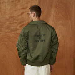 PMW Classic Ruched Insulated Bomber Jacket
