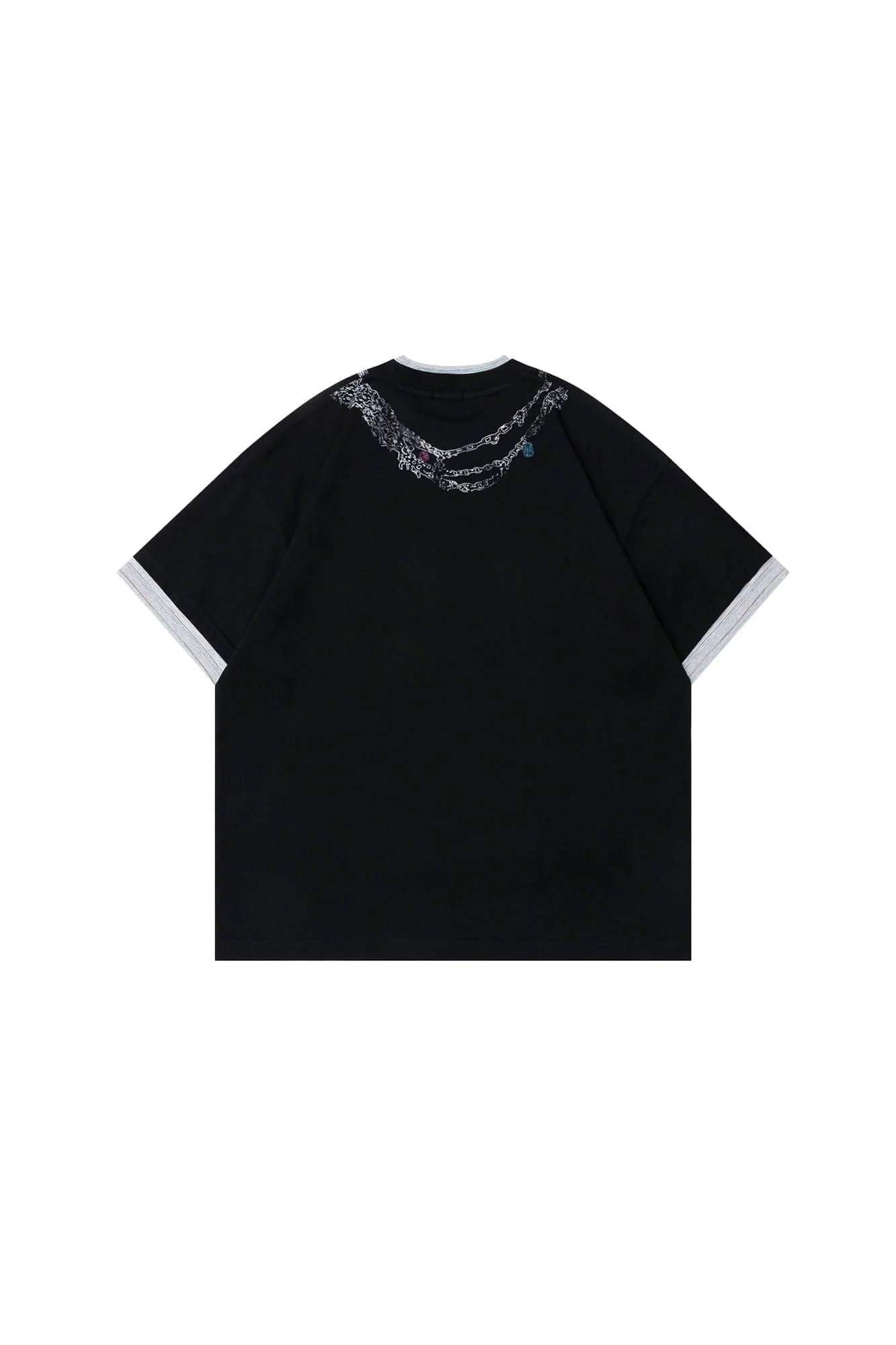 OVDY Chain Graphic Layered Sorona T-Shirt