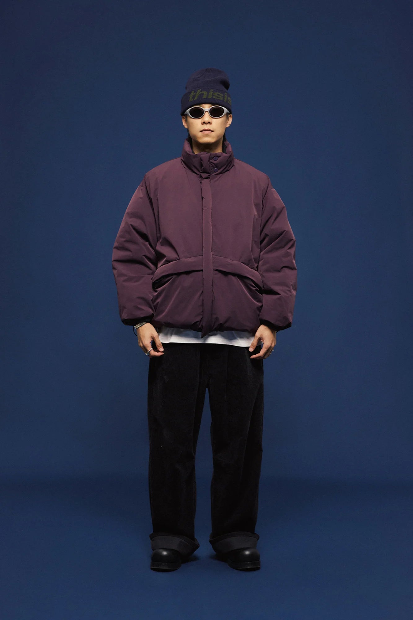 BANANA CLUB Reversible Snap Puffer Jacket