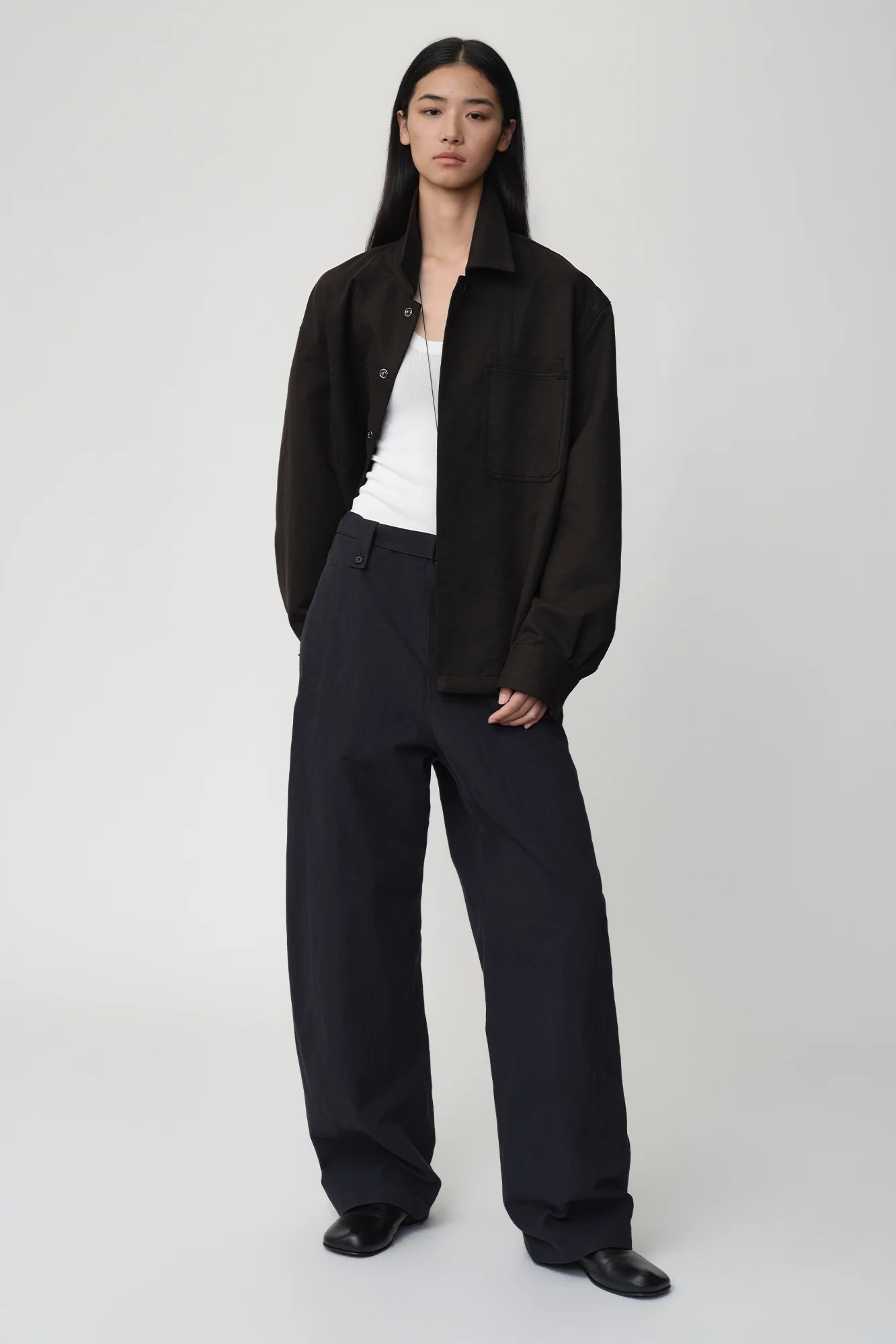 OPICLOTH Cotton-Blend Patch-Pocket Jacket