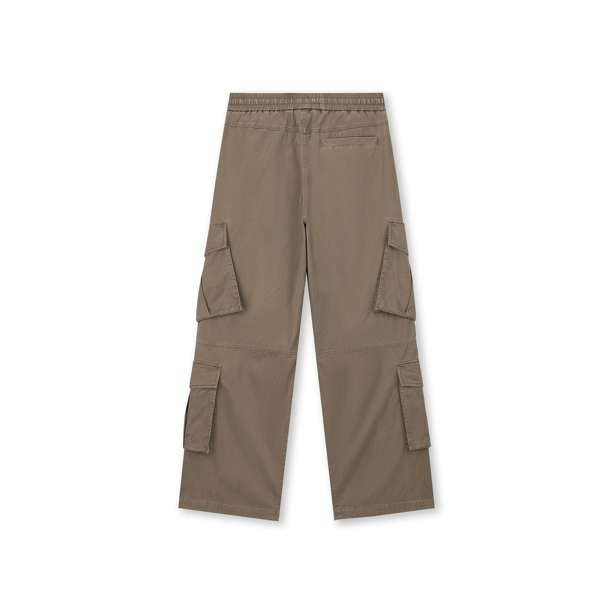 BONELESS Multi-Pocket Pleated Knee Drawstring Pants