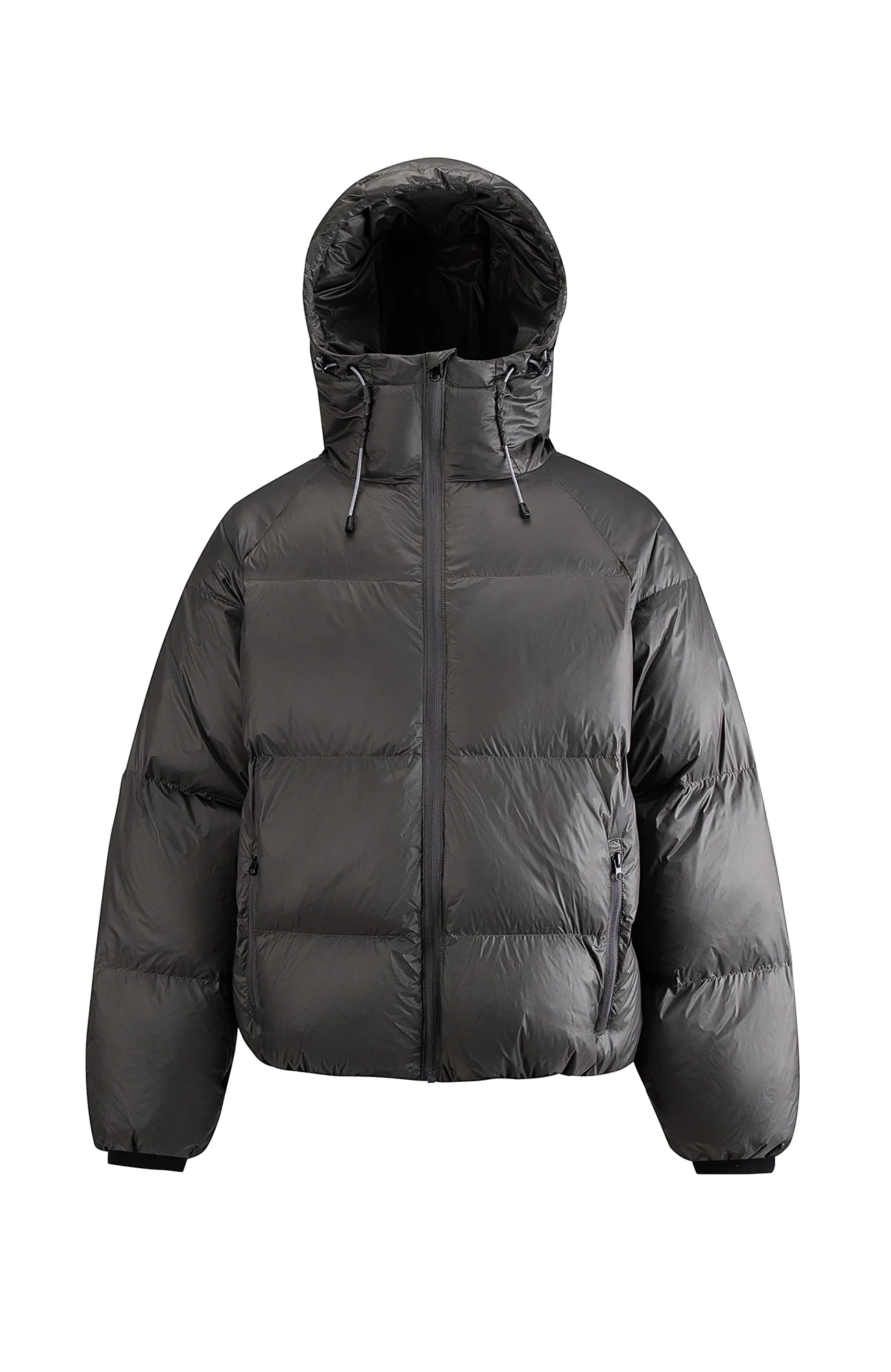 7440 37 1 Drawstring Hooded Thickened Down Puffer