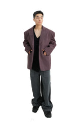 VANN VALRENCE Essential Padded Boxy Blazer