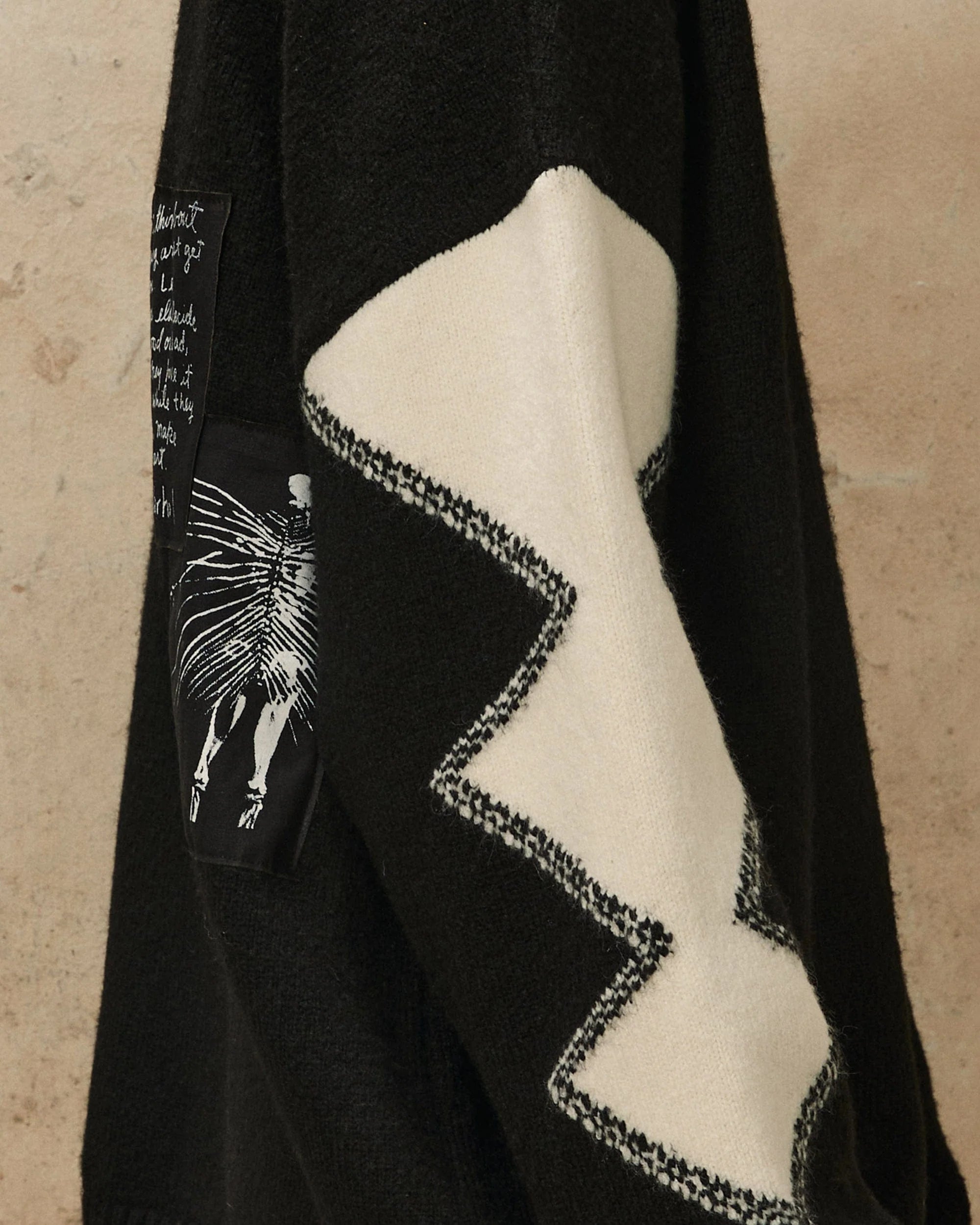 OVDY Color-Blocked Patchwork Sweater
