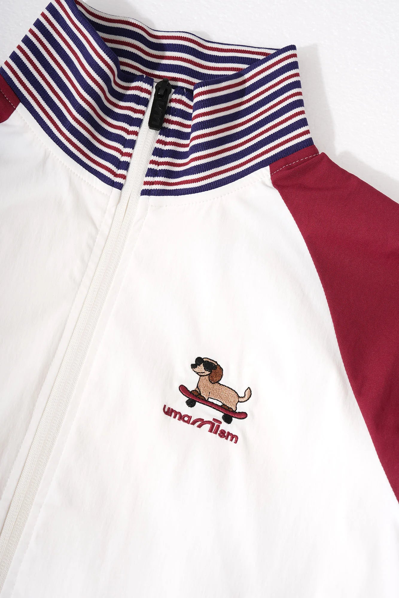 UMAMIISM Contrast Raglan Waterproof Track Jacket