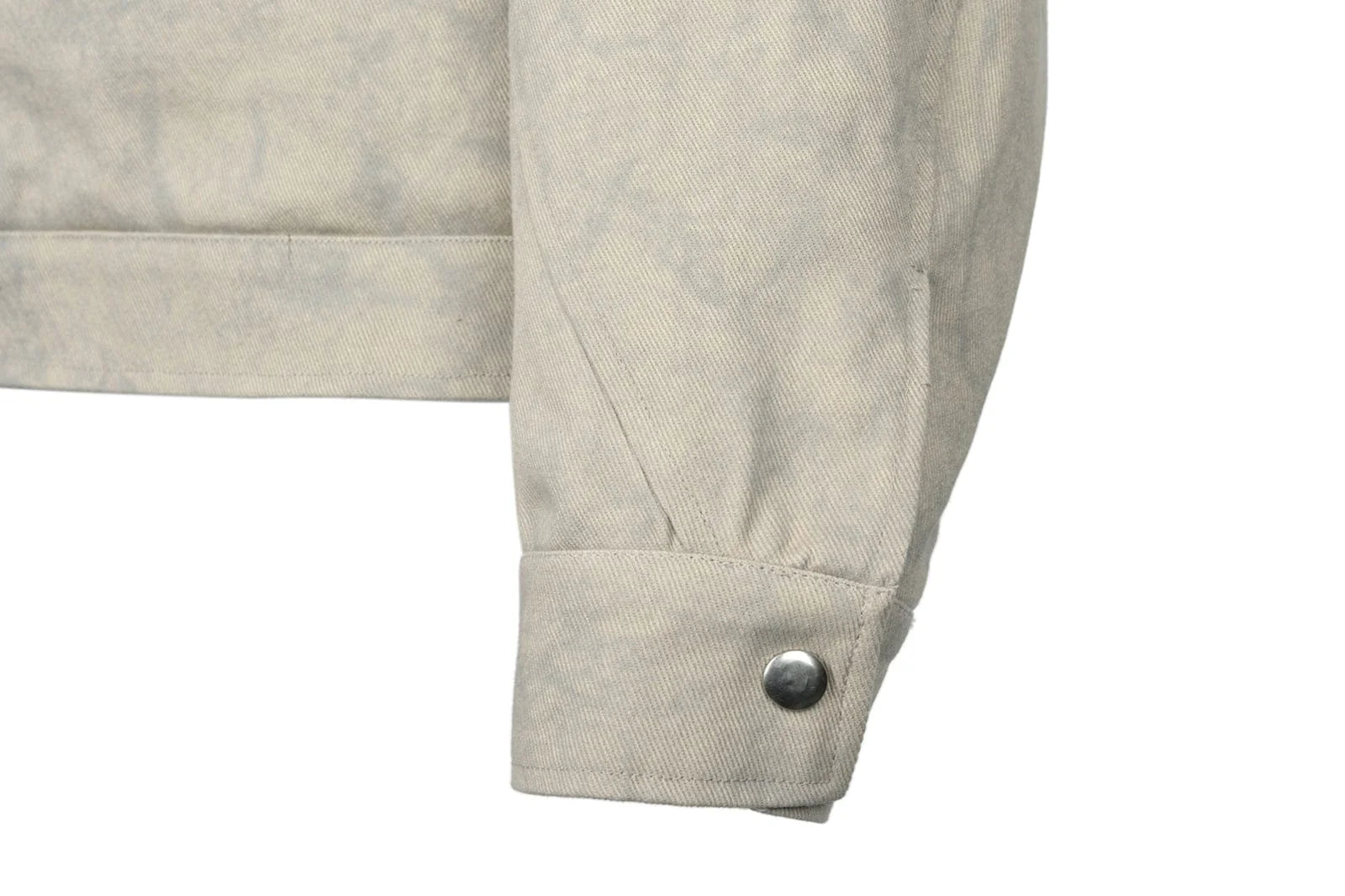 OKAYTHXBYE Essential Contrast Collar Washed Jacket