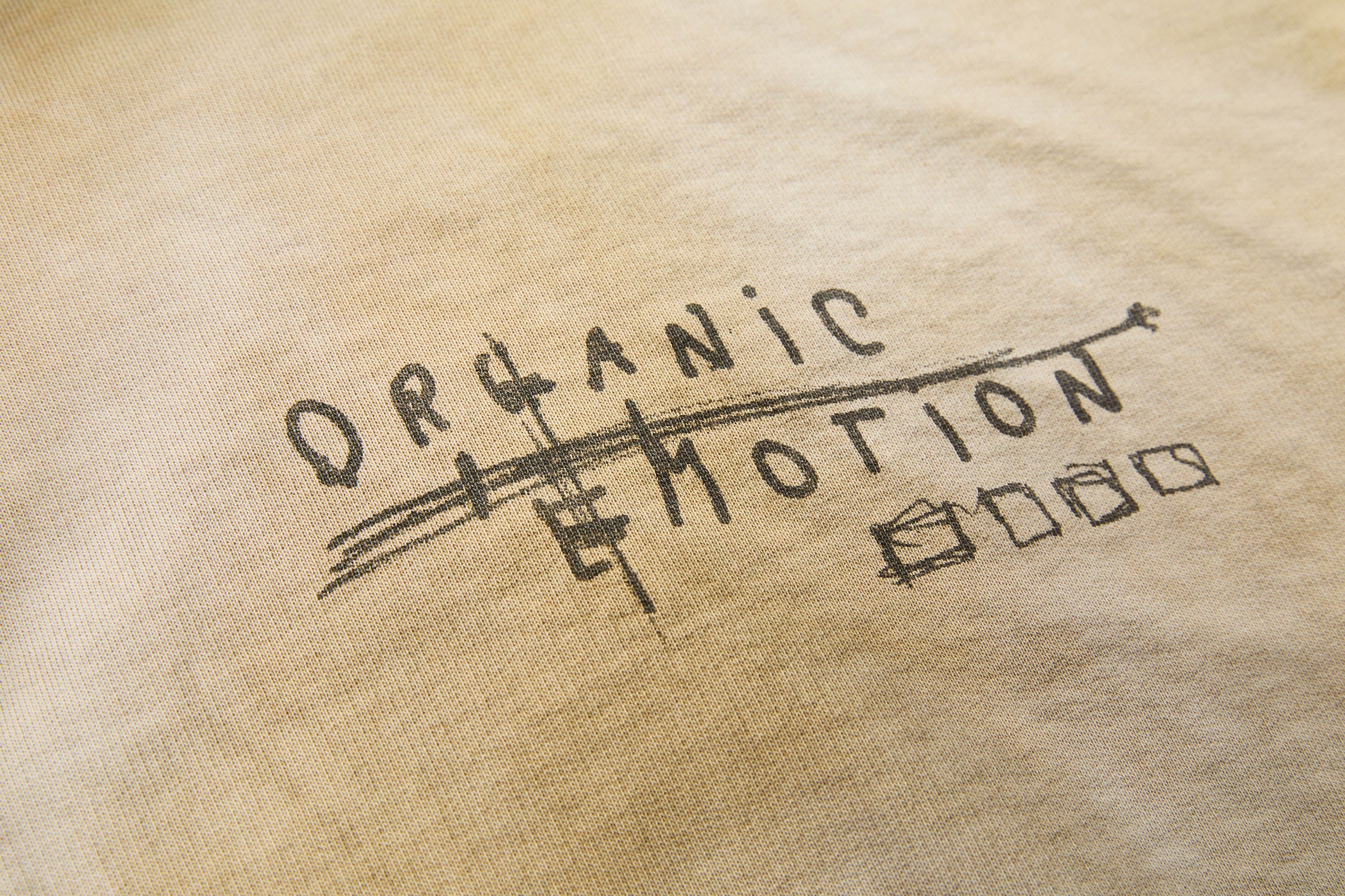 ORGANIC EMOTION Dirty Fit Graffiti Zip-Up Hoodie