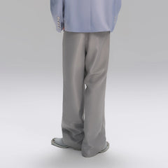 TIWILLTANG Satin Wide-Leg Drape Trousers