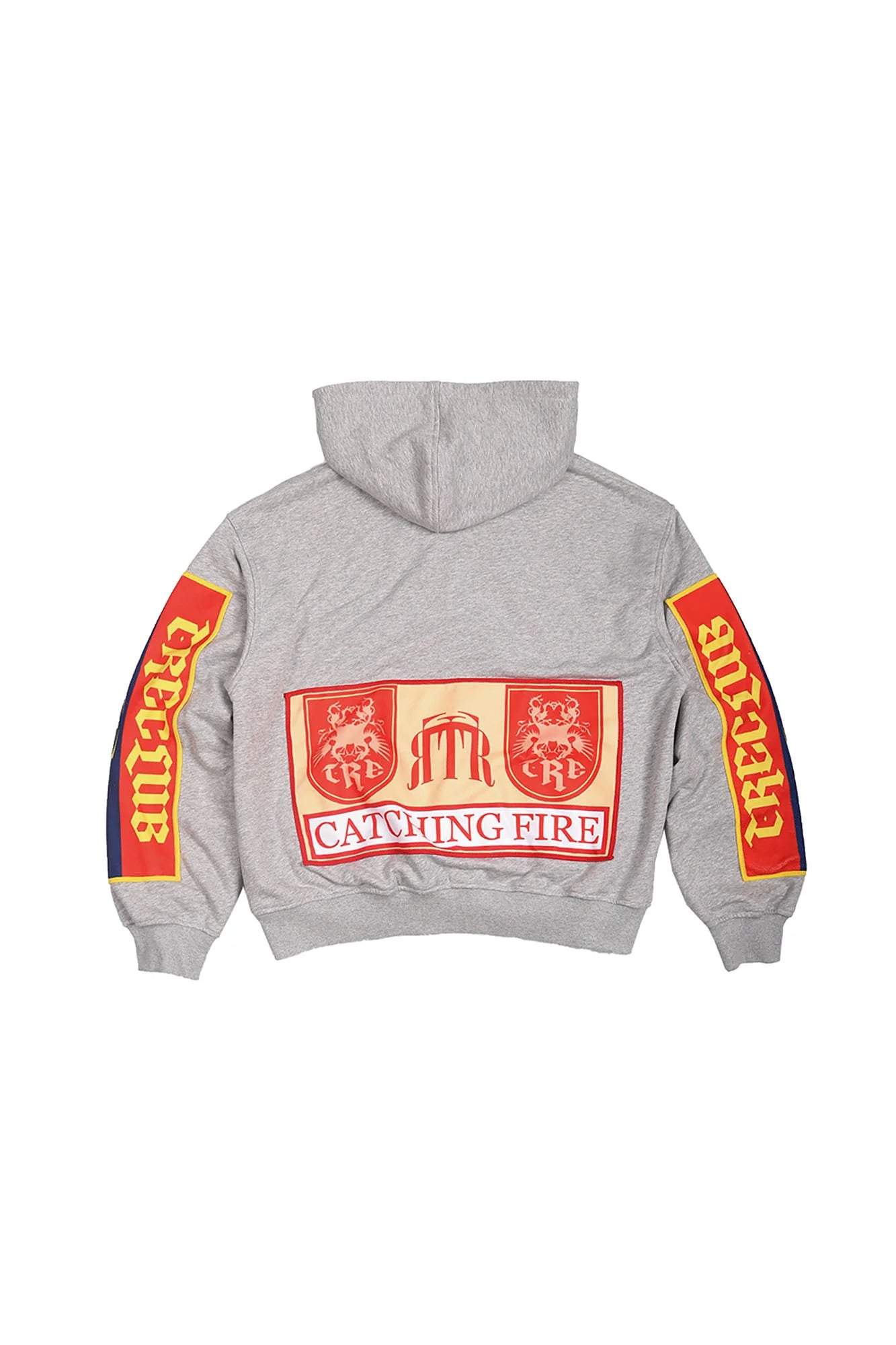 TRECLUB Graphic Patch Zip-Up Hoodie