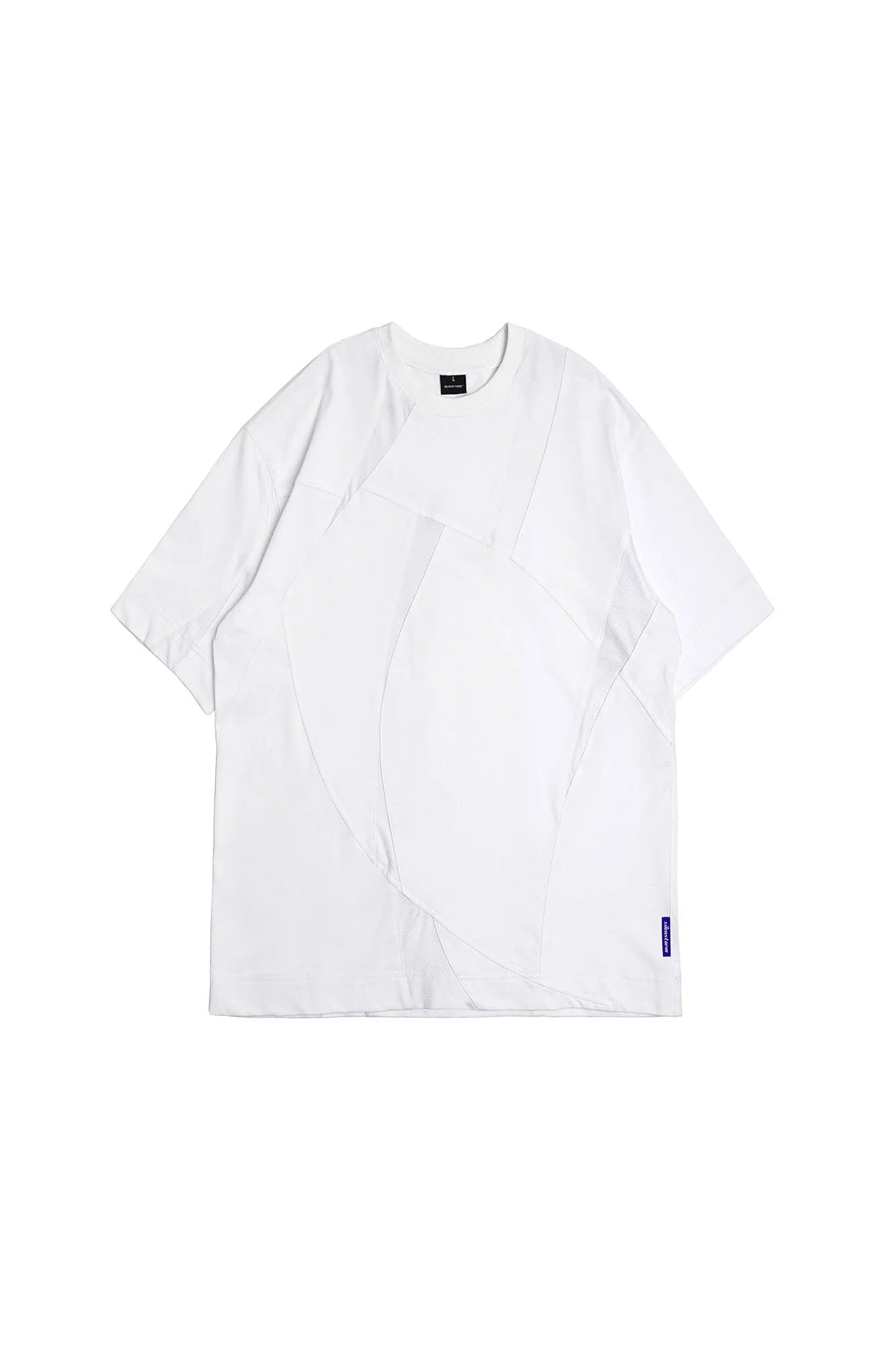 SILENSTORM Asymmetrical Mesh Deconstructed T-Shirt