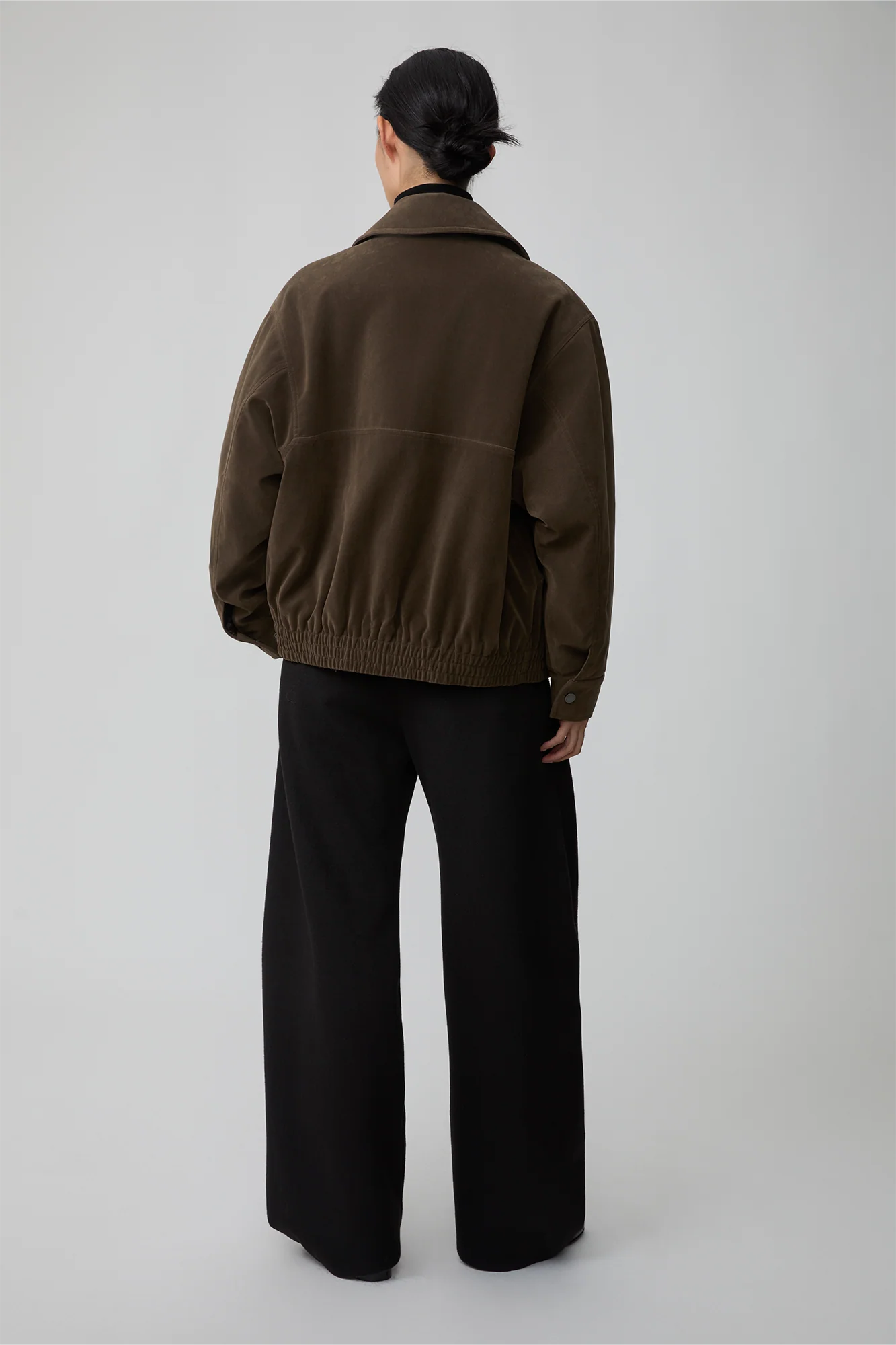 OPICLOTH Essential Wool-Blend Barrel Pants