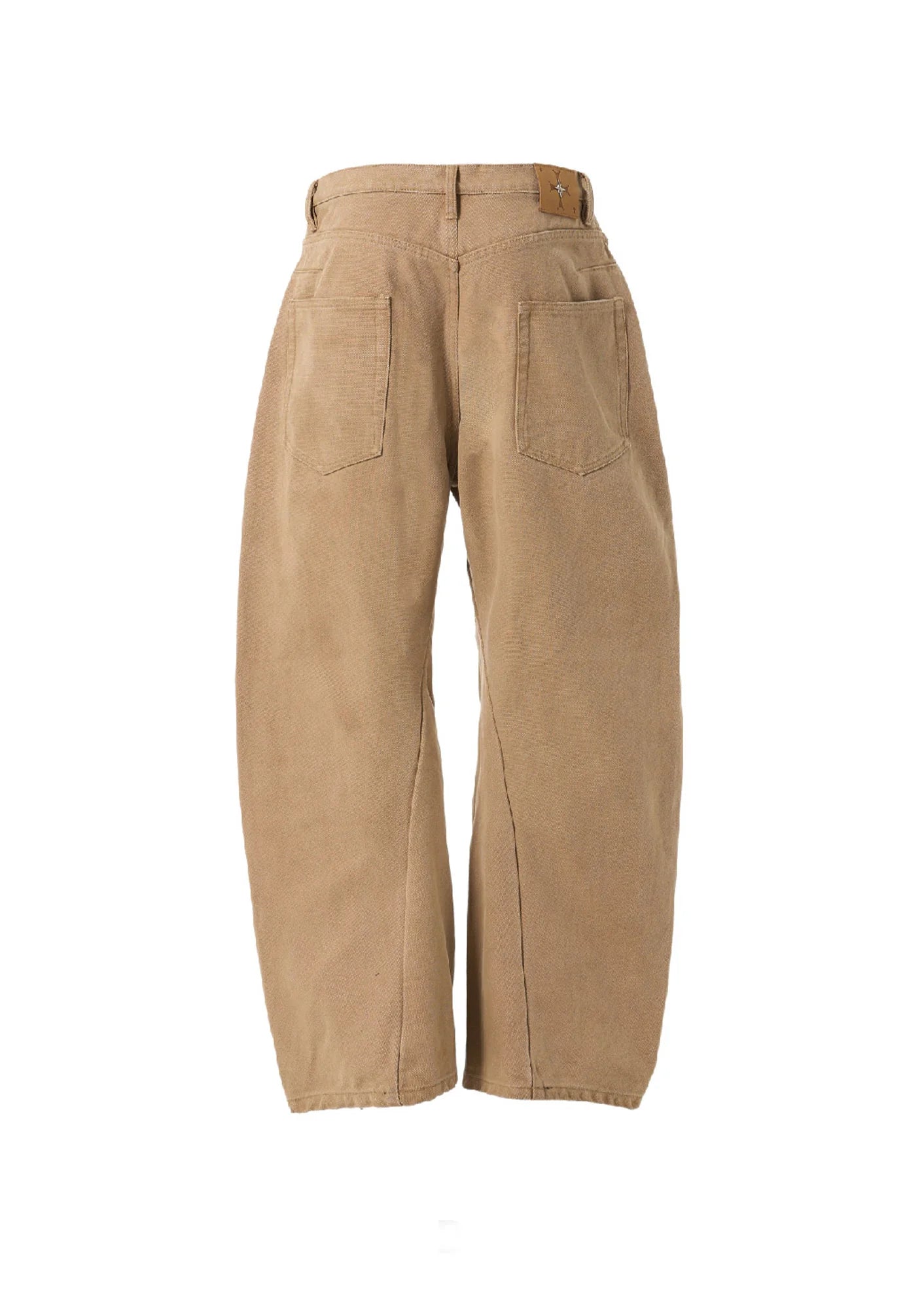 STEEPC Classical Button-Fly Curved-Seam Utility Pants