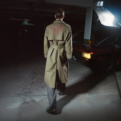 RICHILL Contrast Embroidered Trench Coat
